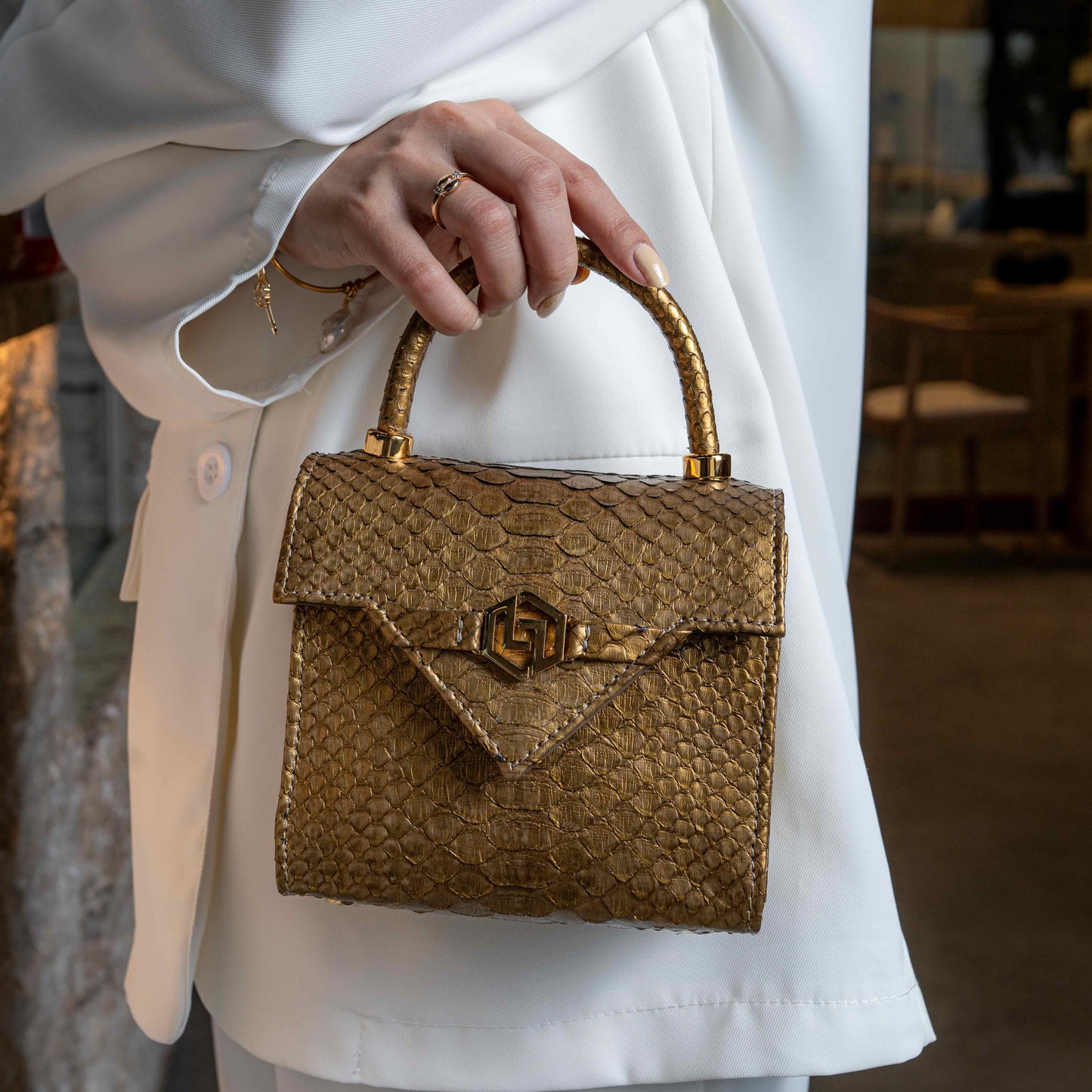 Pure Gold - Micro Bag Python