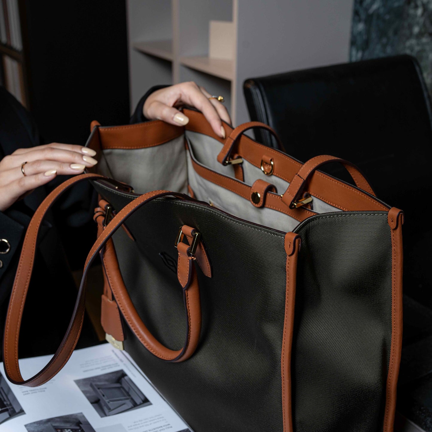 Olive Green - Tote Bag