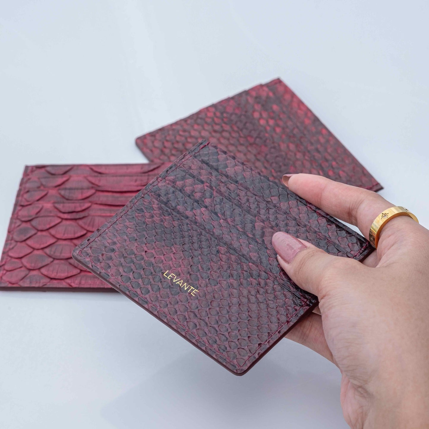 Shiny Maroon - Card Holder Python