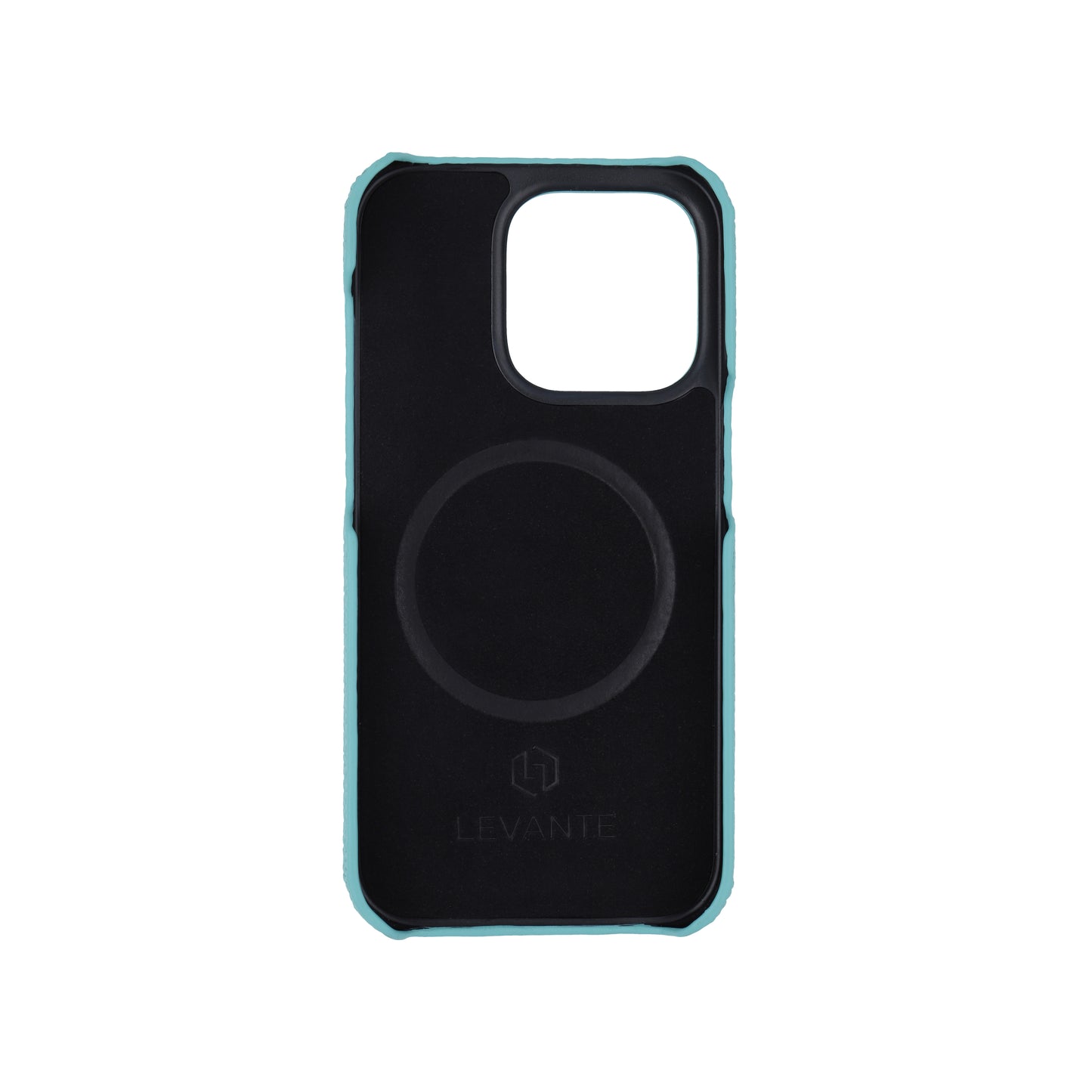 Macaron Blue with crocodile side strap Brown - iPhone 16 pro