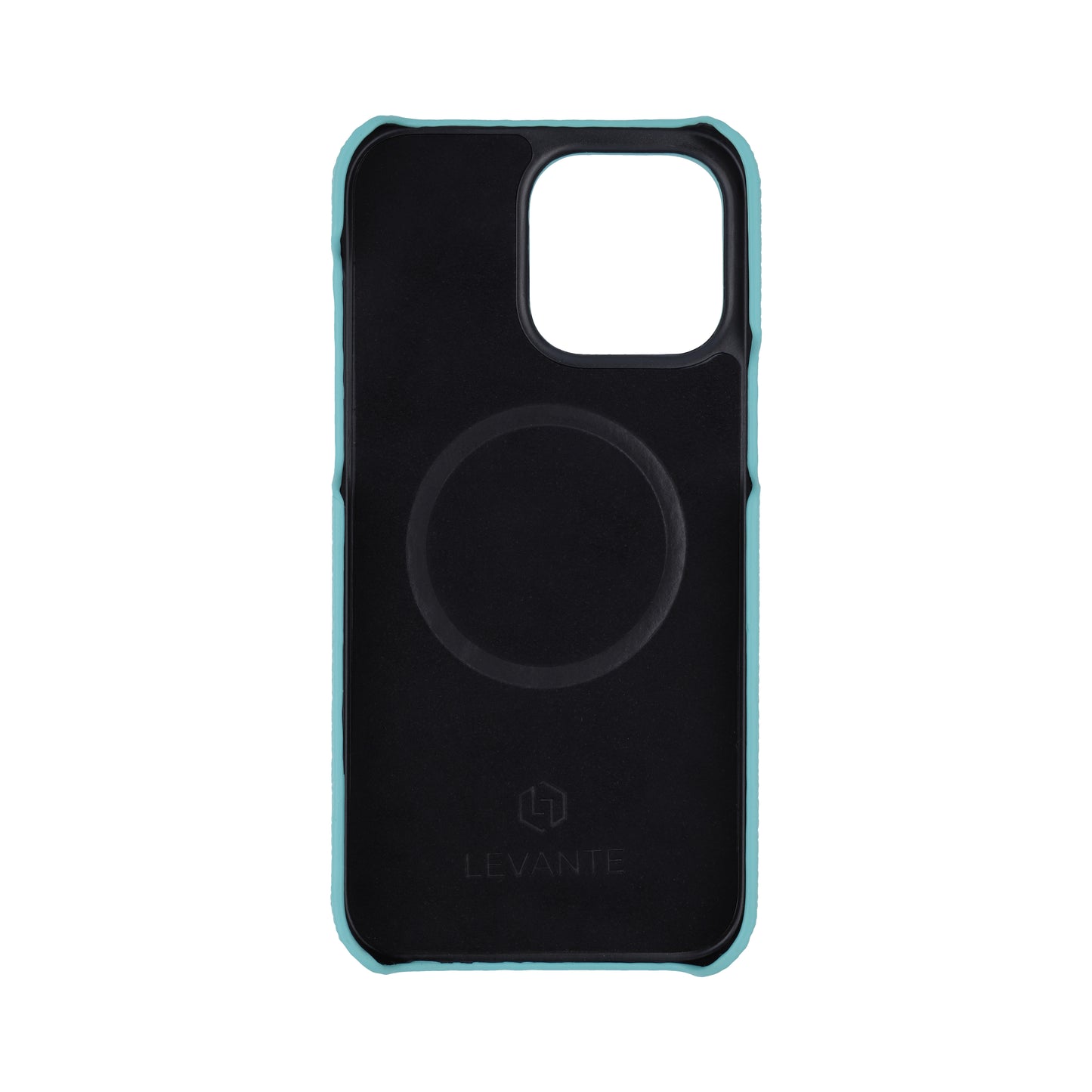 Macaron Blue with crocodile side strap Brown - iPhone 16 pro max