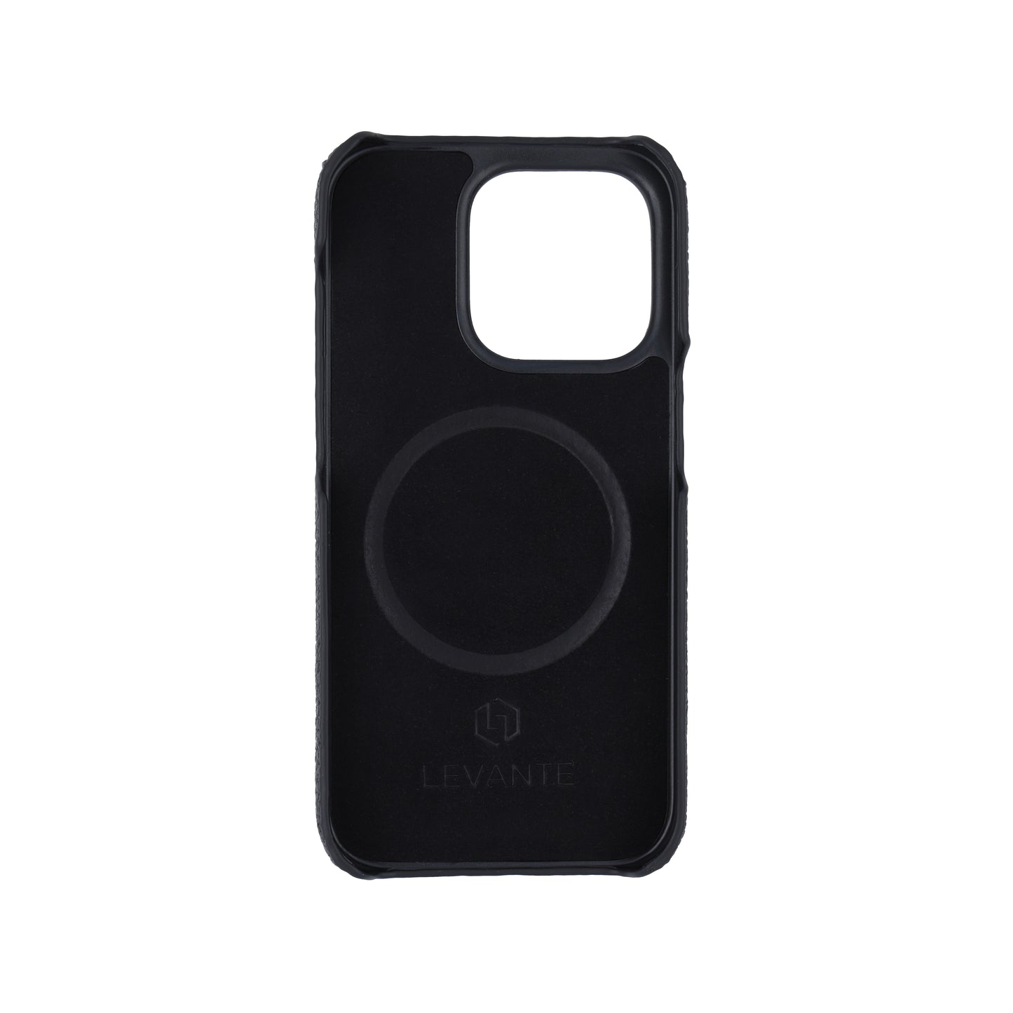 Black with ostrich side strap Brown - iPhone 16 pro