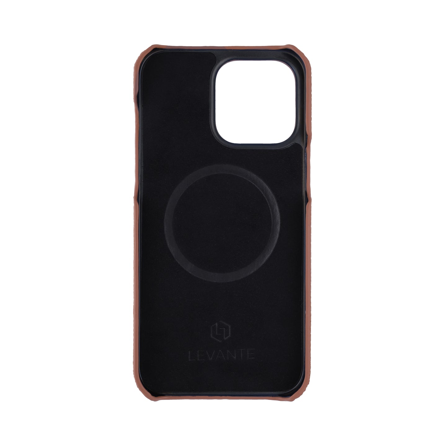 Tan with ostrich side strap Taupe - iPhone 16 pro max