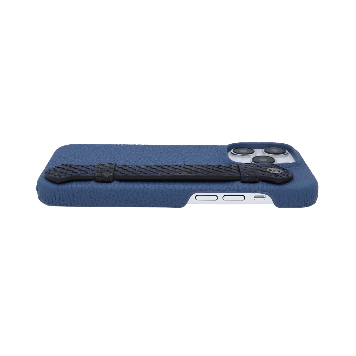 Blue with python side strap Blue Gold - iPhone 14 pro