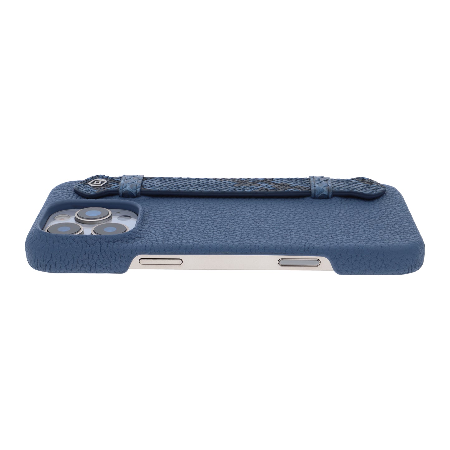 Blue with python side strap Blue - iPhone 16 pro max