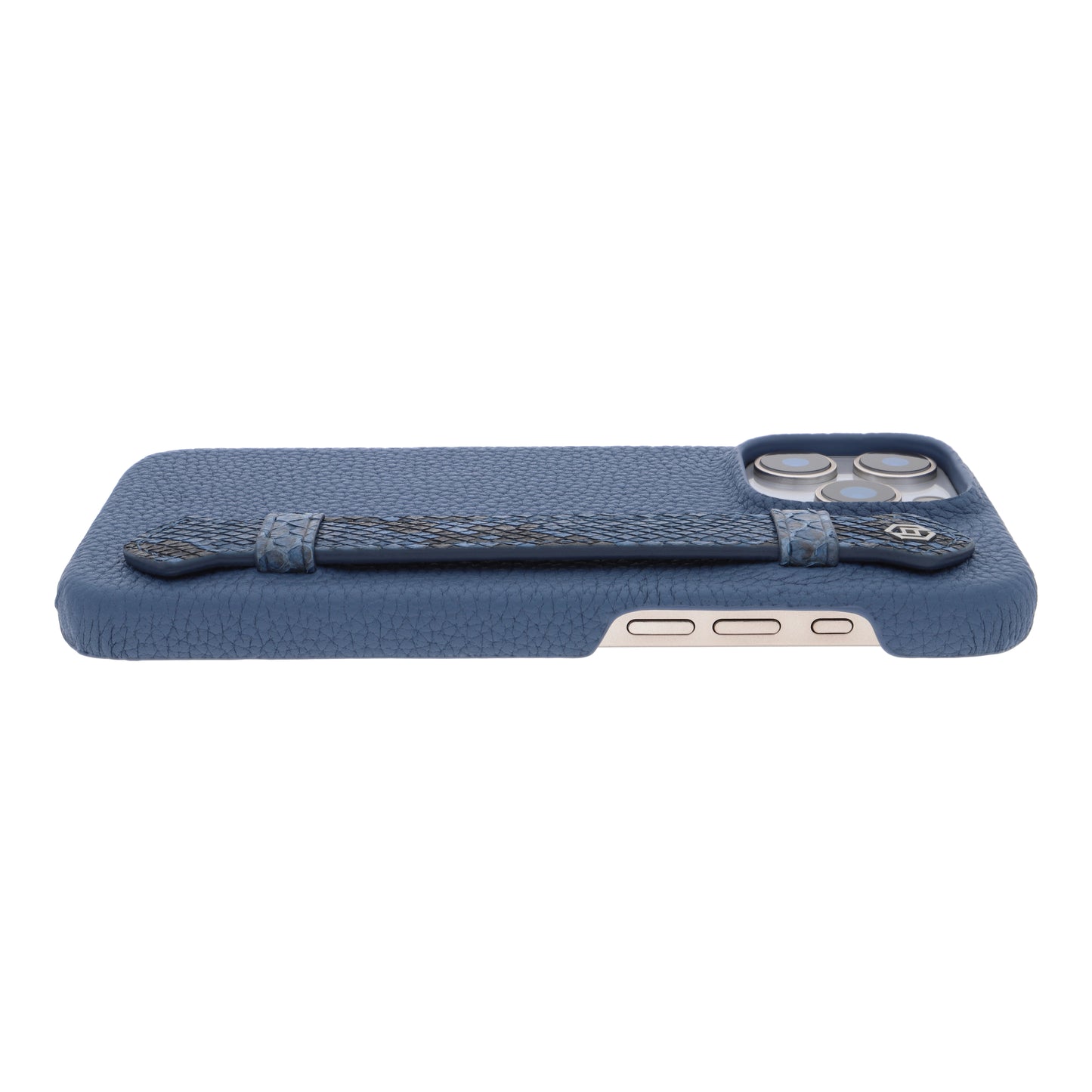 Blue with python side strap Blue - iPhone 16 pro max