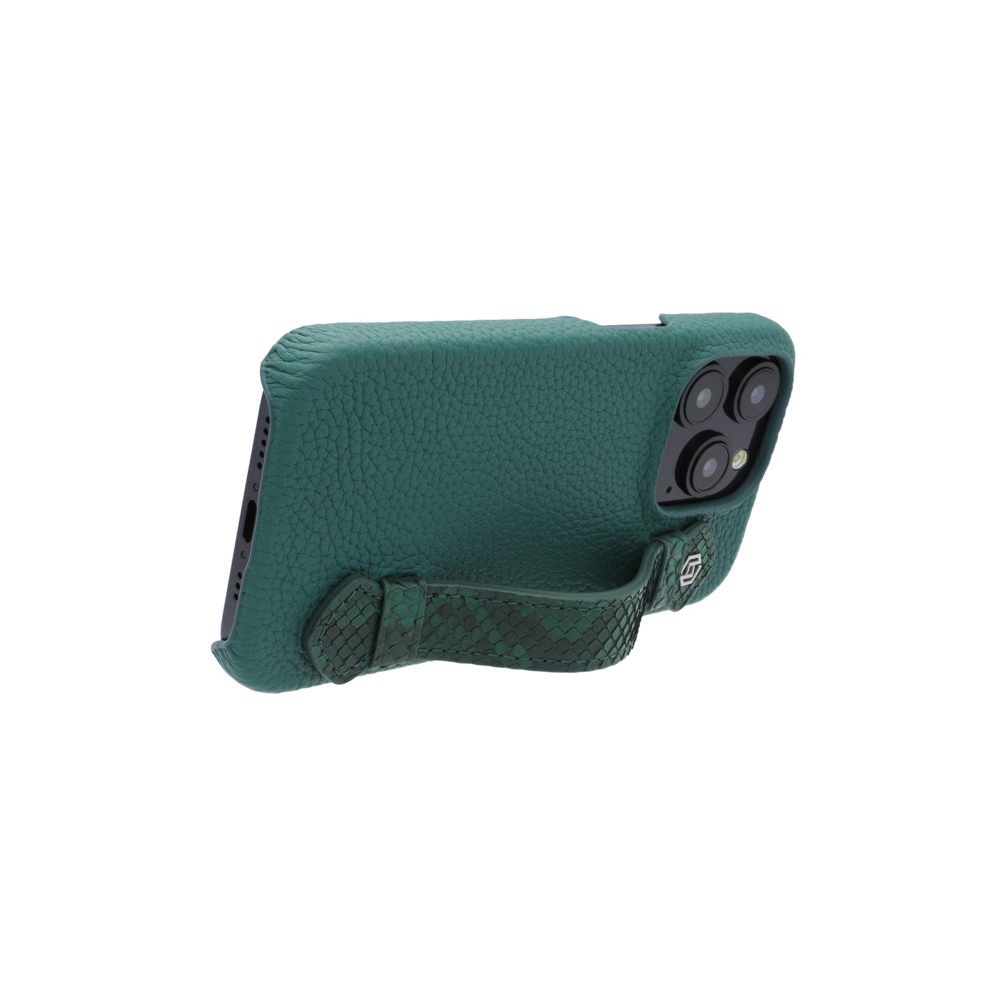 Green with python side strap Green - iPhone 15 pro