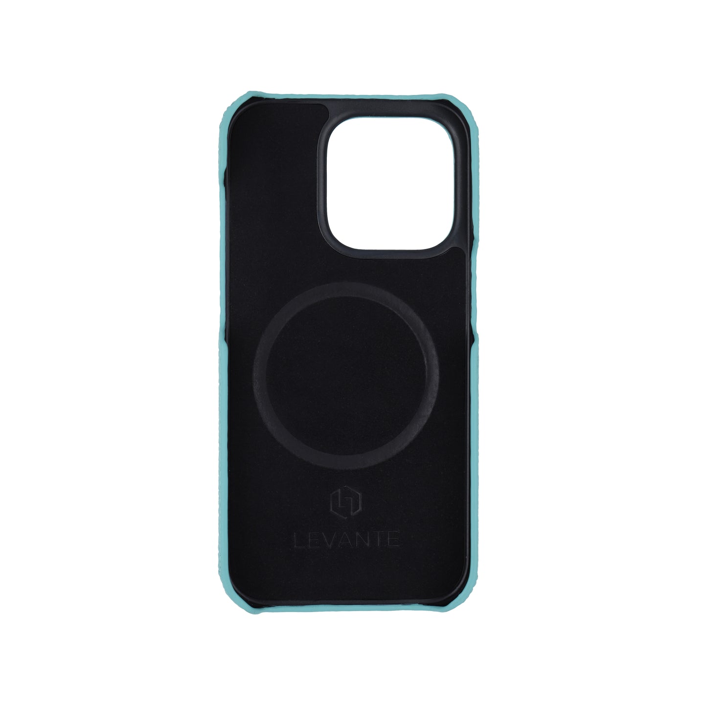 Macaron Blue with crocodile side strap Turquoise - iPhone 16 pro