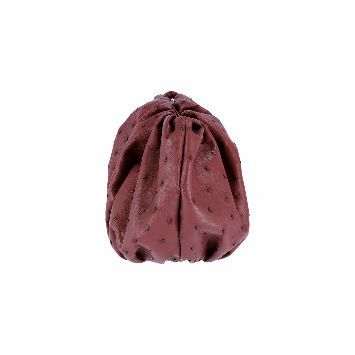 Brick Red - Pouch Ostrich
