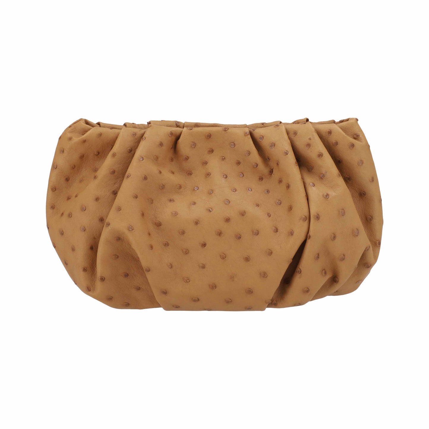 Brown Beige - Pouch Ostrich