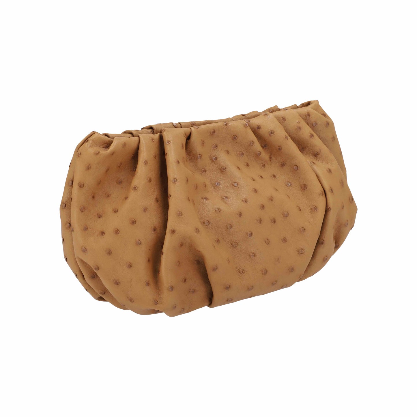 Brown Beige - Pouch Ostrich