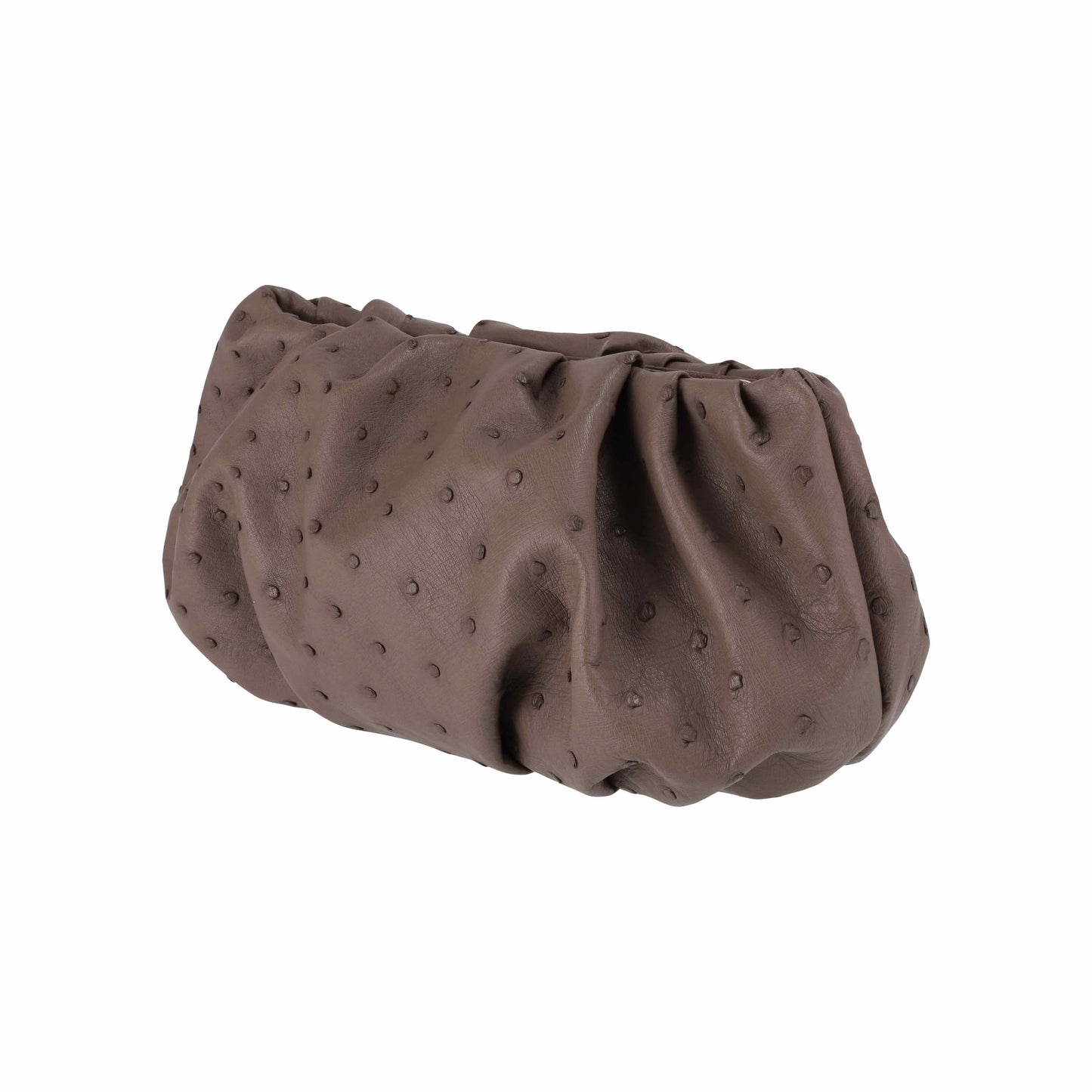 Taupe - Pouch Ostrich