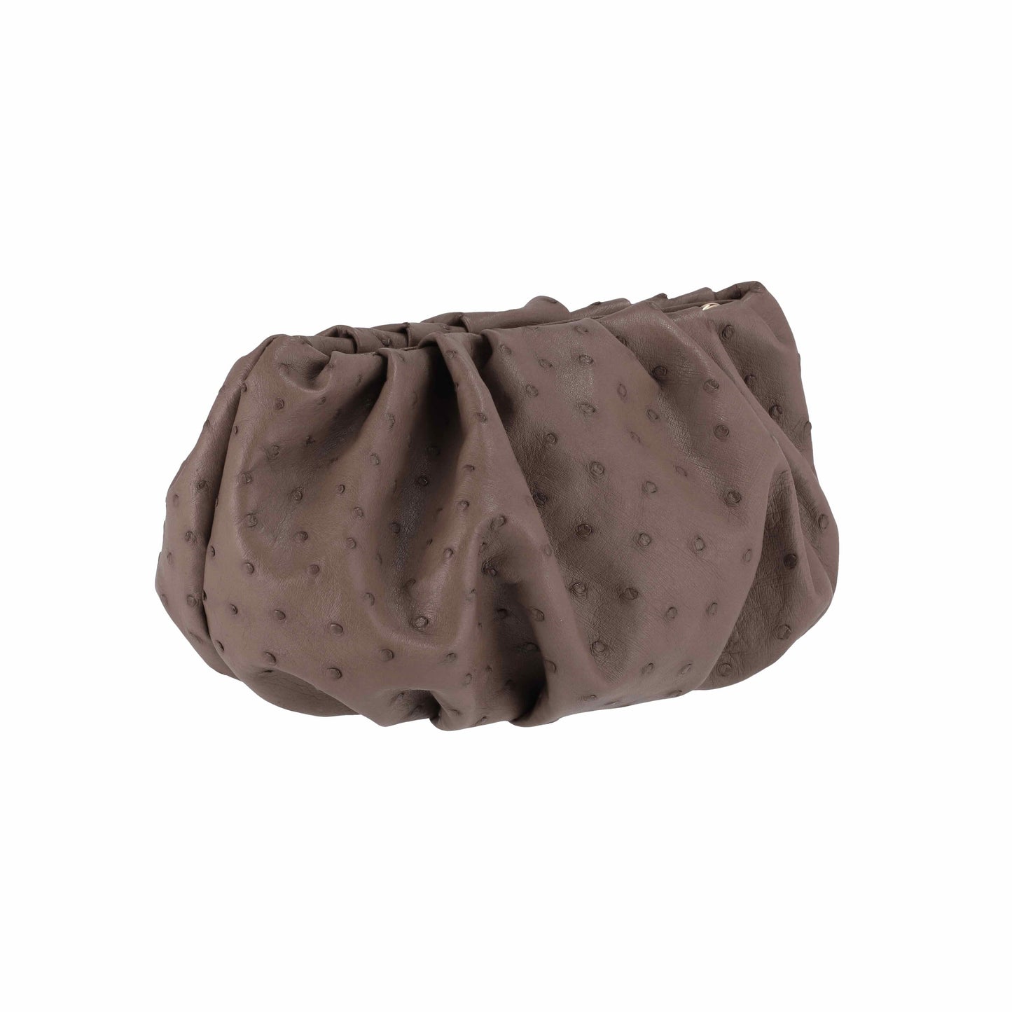 Taupe - Pouch Ostrich