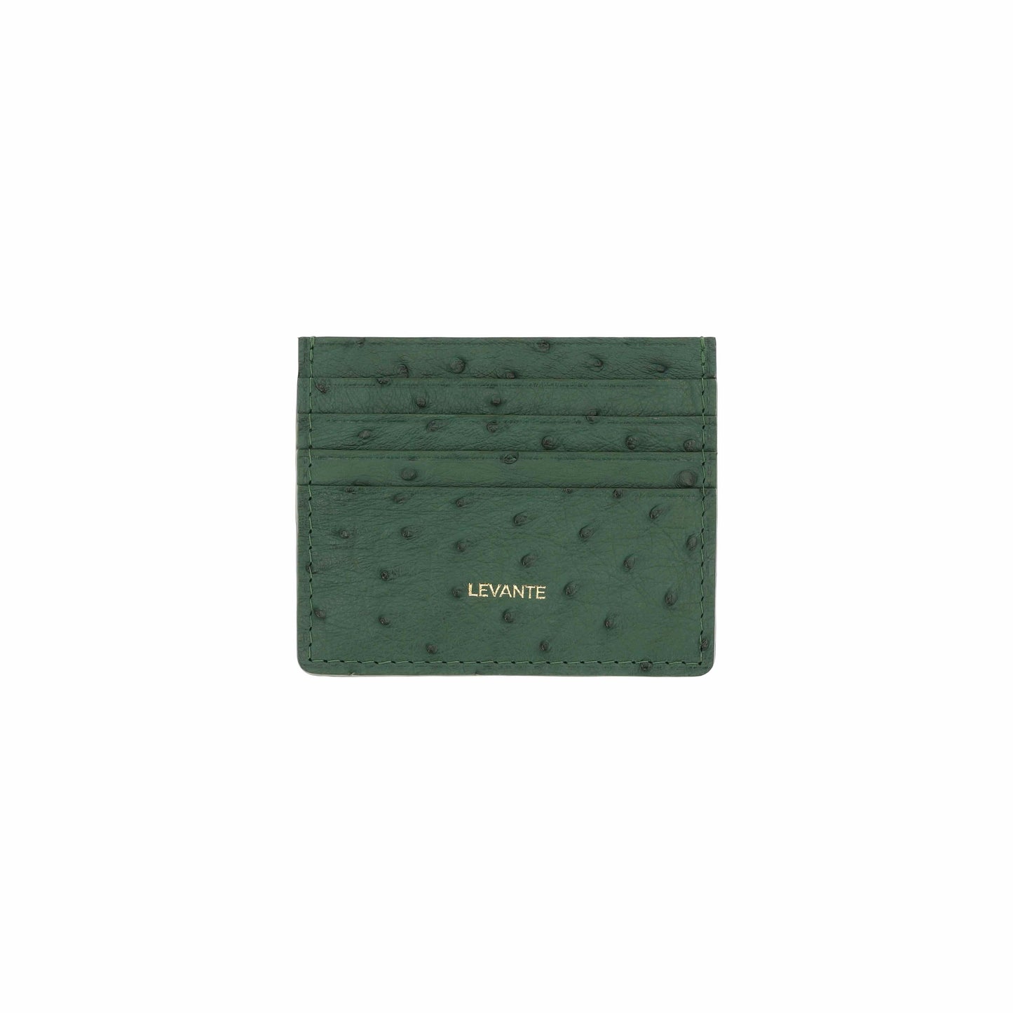 Dark Green - Card Holder Ostrich