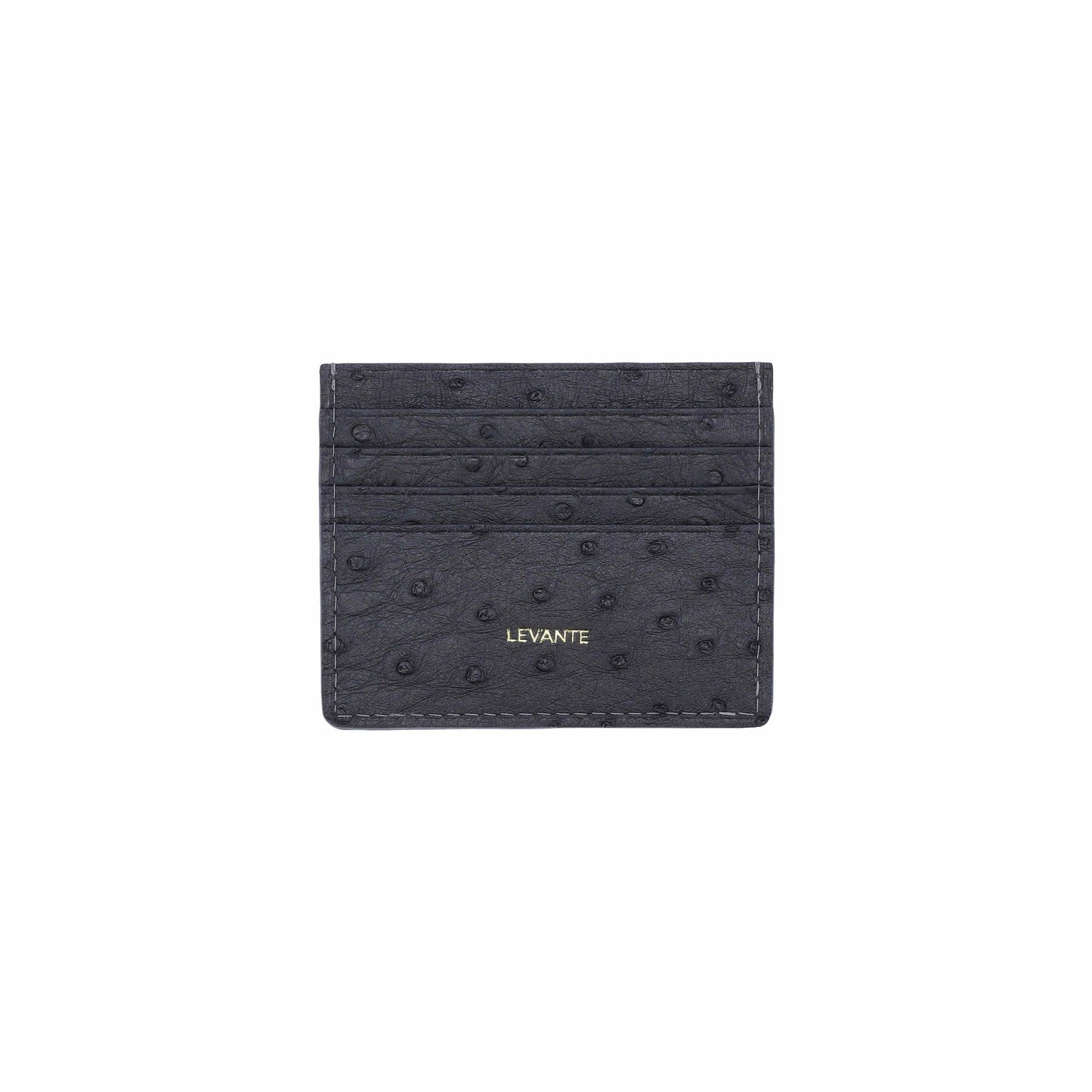 Gray - Card Holder Ostrich