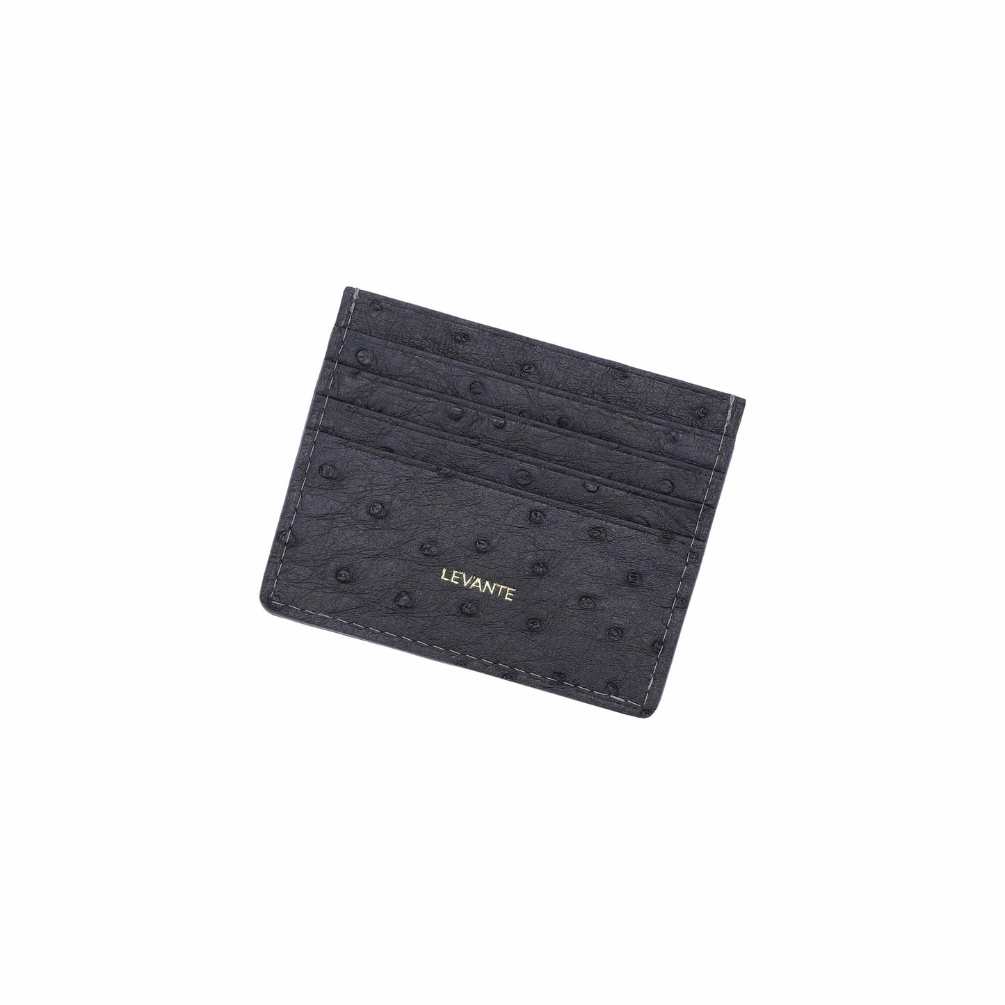 Gray - Card Holder Ostrich