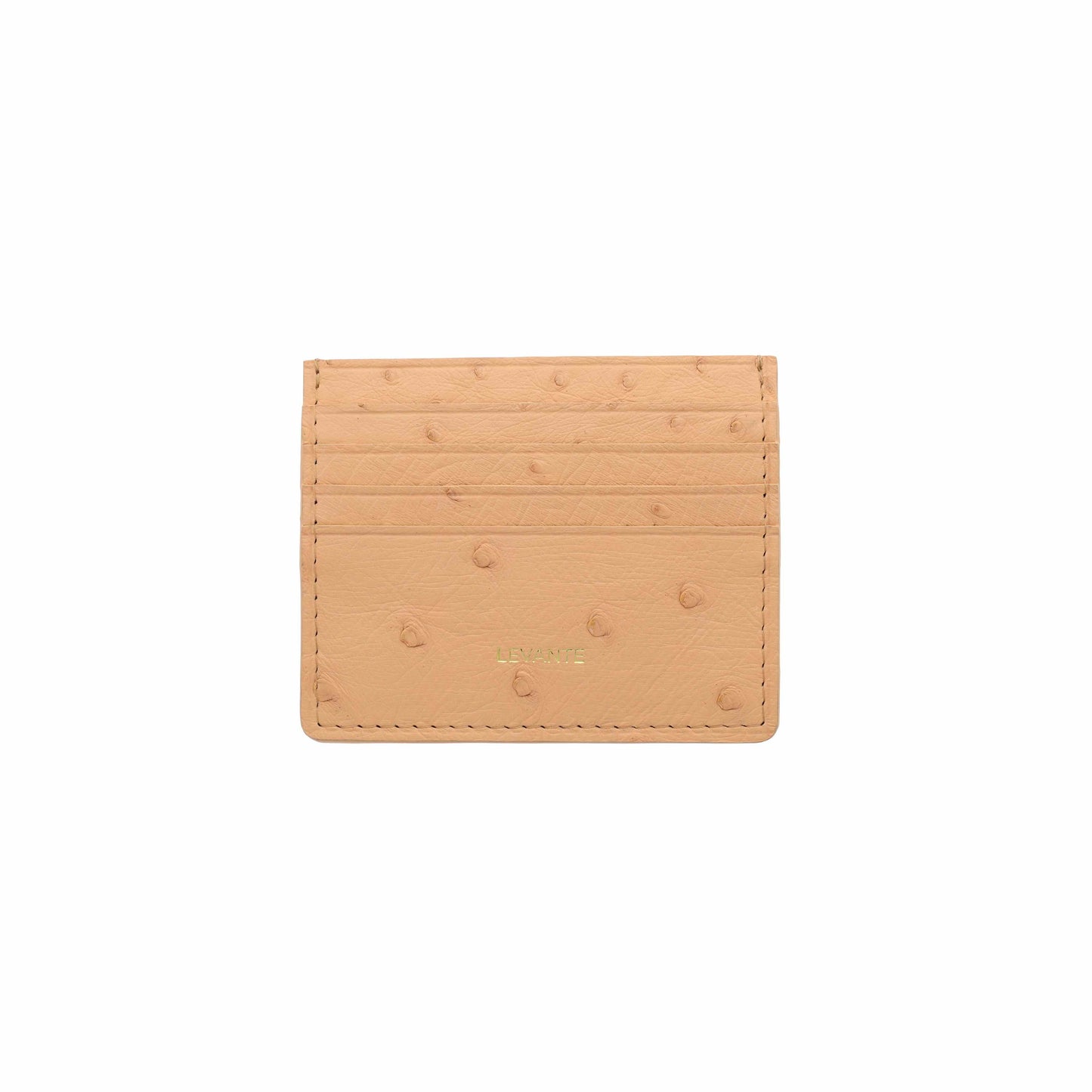 Peach - Card Holder Ostrich