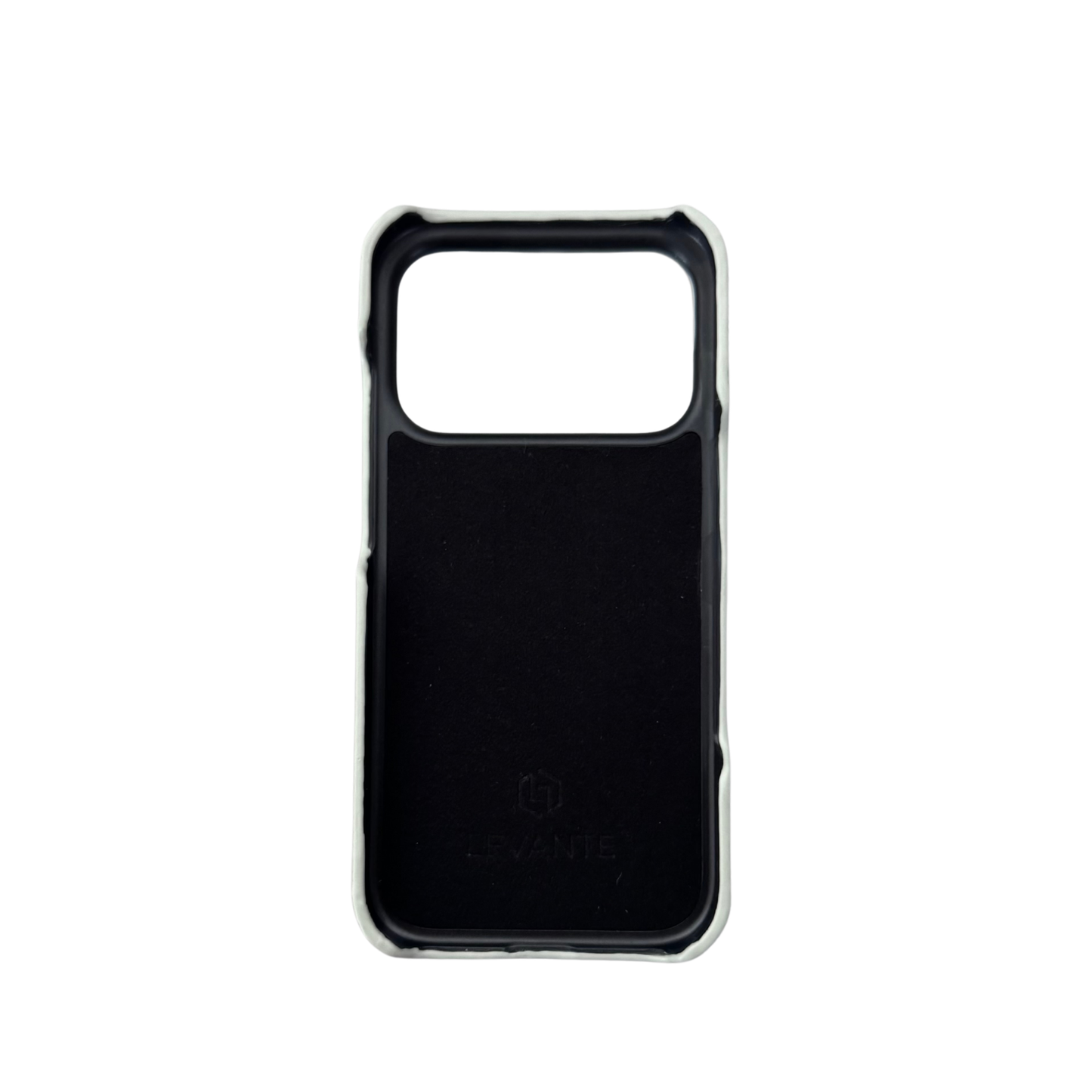 Crystal Grey togo with croco middle strap Blown - iPhone 17 pro