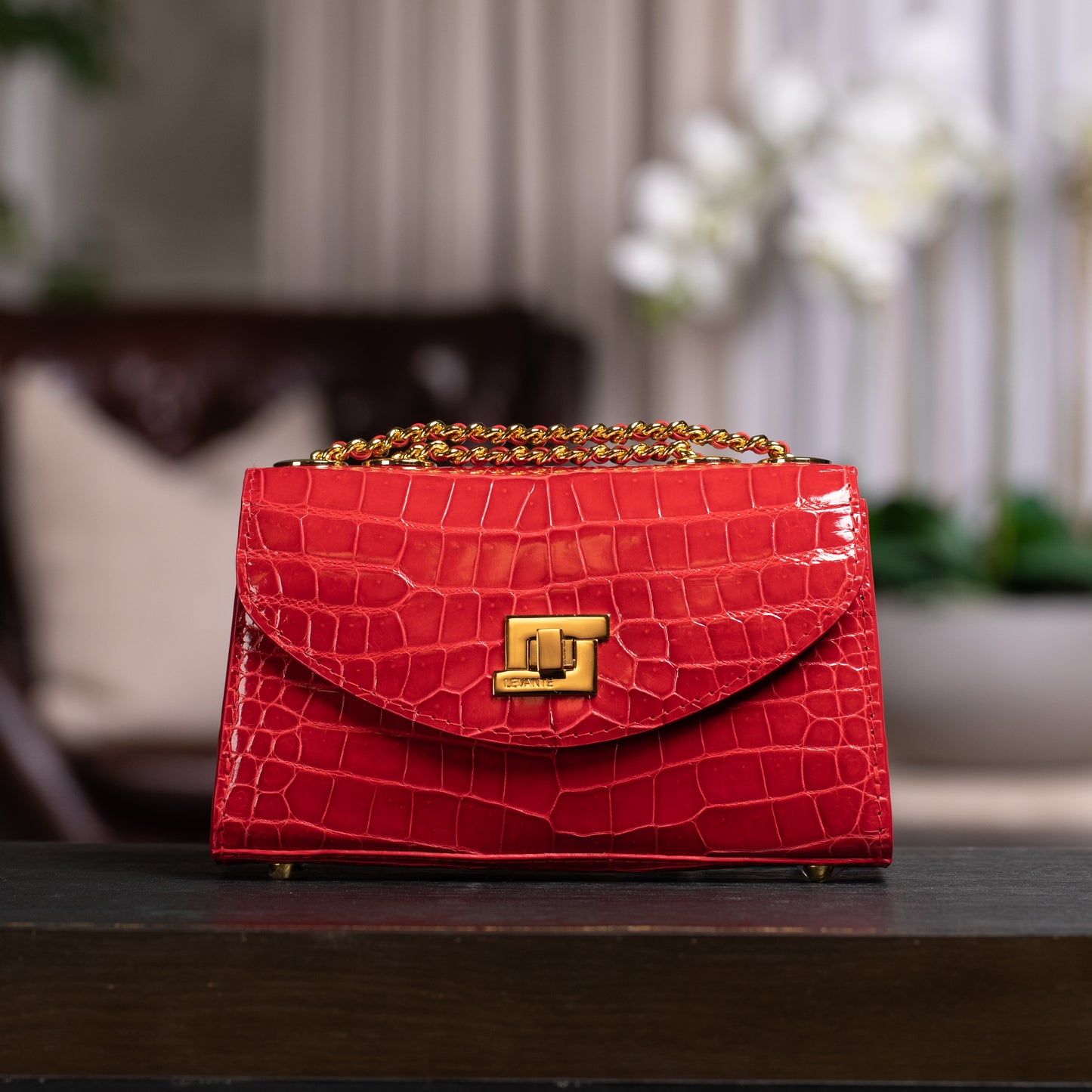 Red - Clutch Crocodile