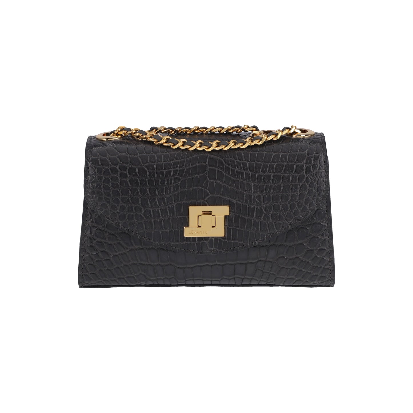 Light Gray - Clutch Crocodile