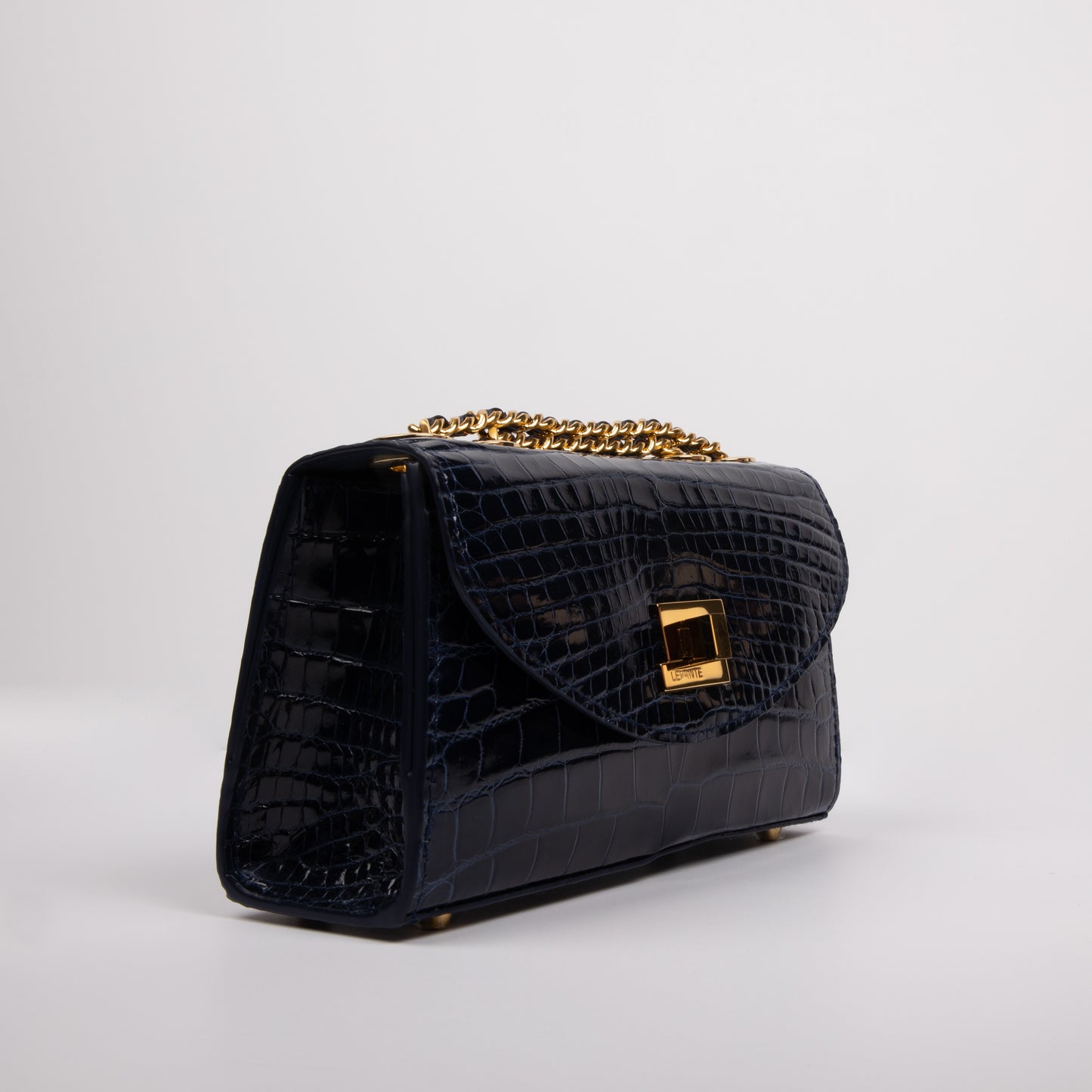 Navy Blue - Clutch Crocodile