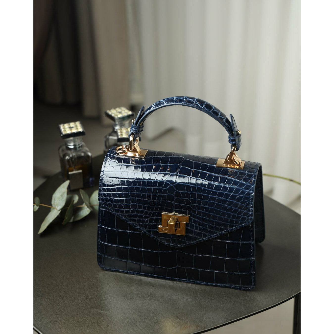 Navy Blue - Classic Crocodile