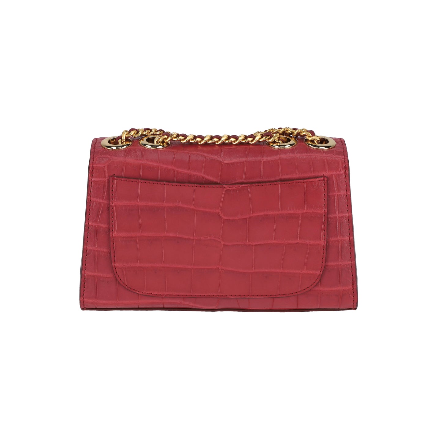Burgundy Matt - Clutch Crocodile