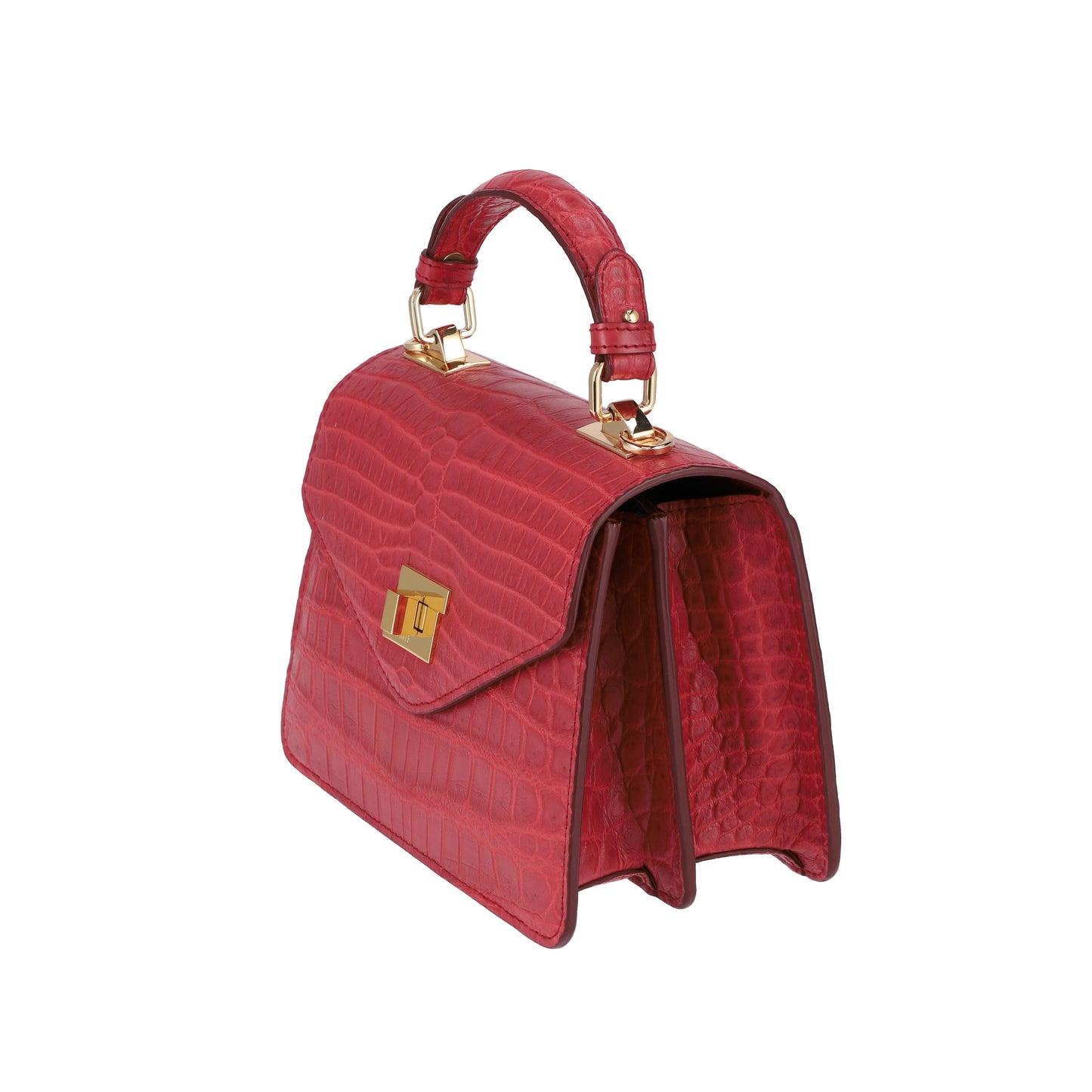 Burgundy Matt- Classic Crocodile