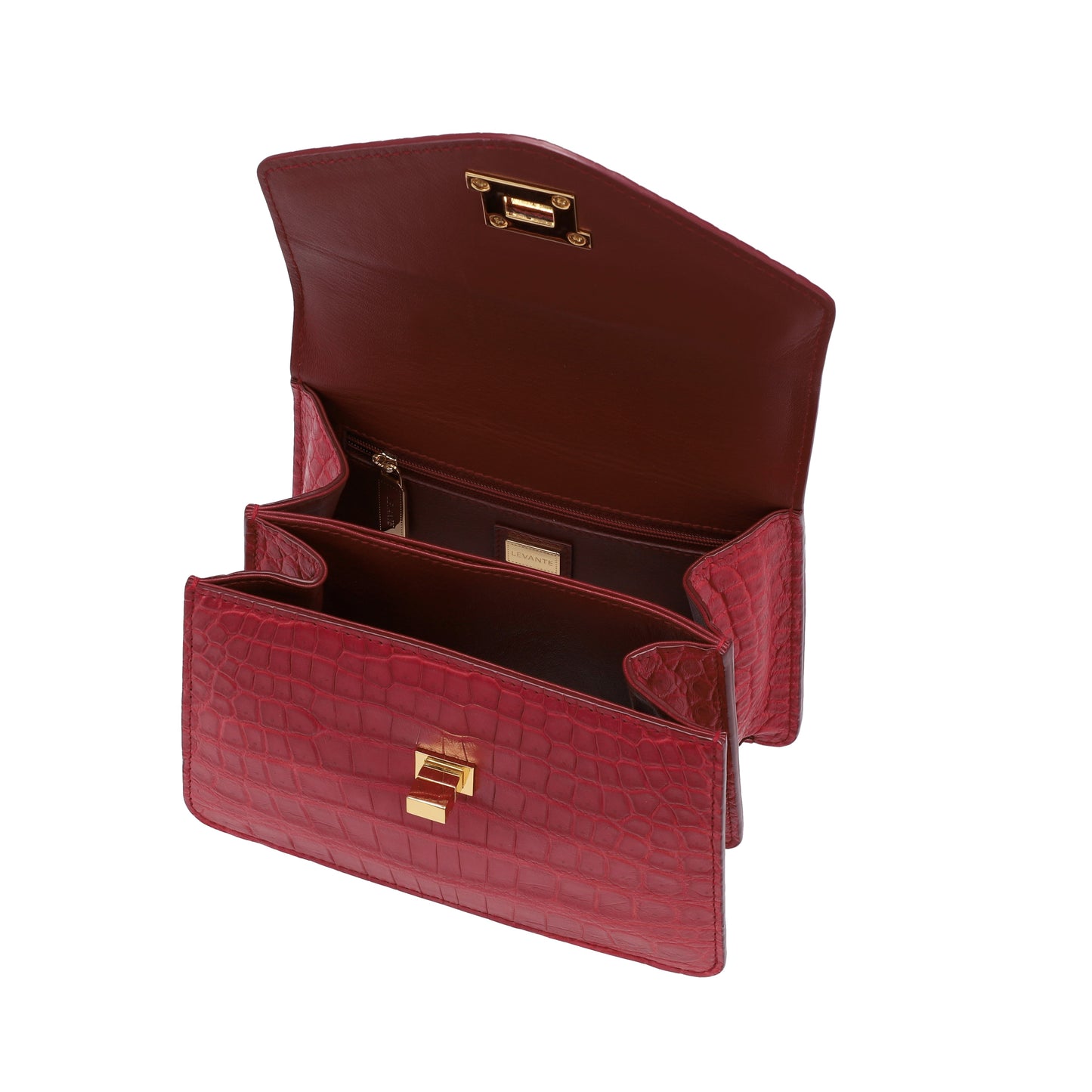 Burgundy Matt- Classic Crocodile