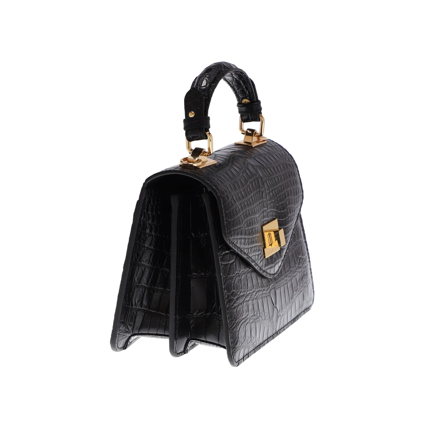 Black Glazed-Classic Crocodile