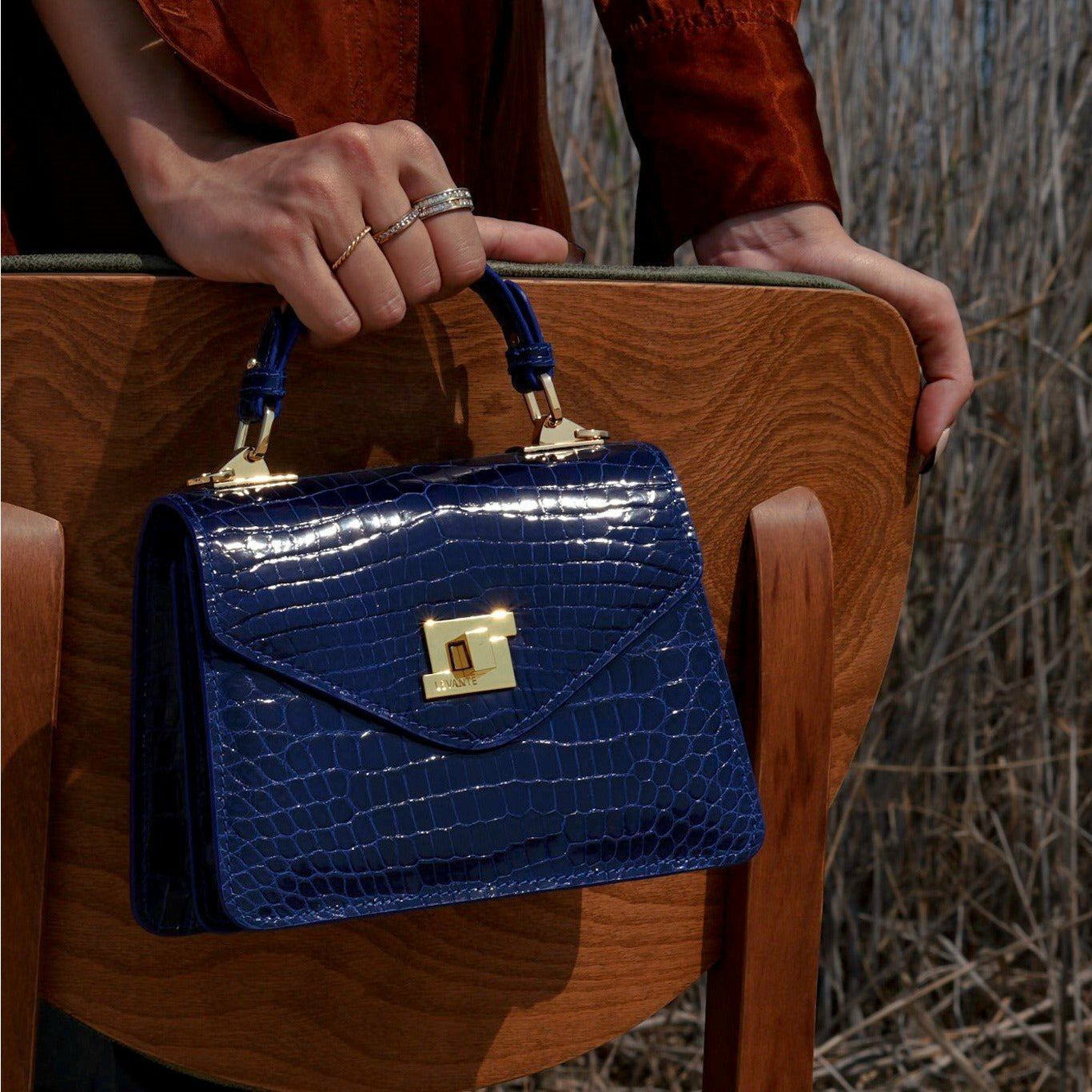 Electric Blue - Classic Crocodile