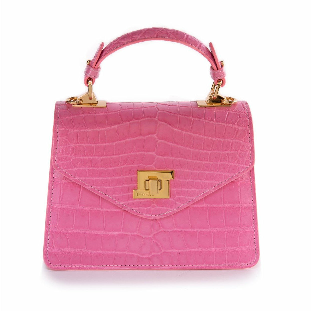 Pastel Pink- Classic Crocodile
