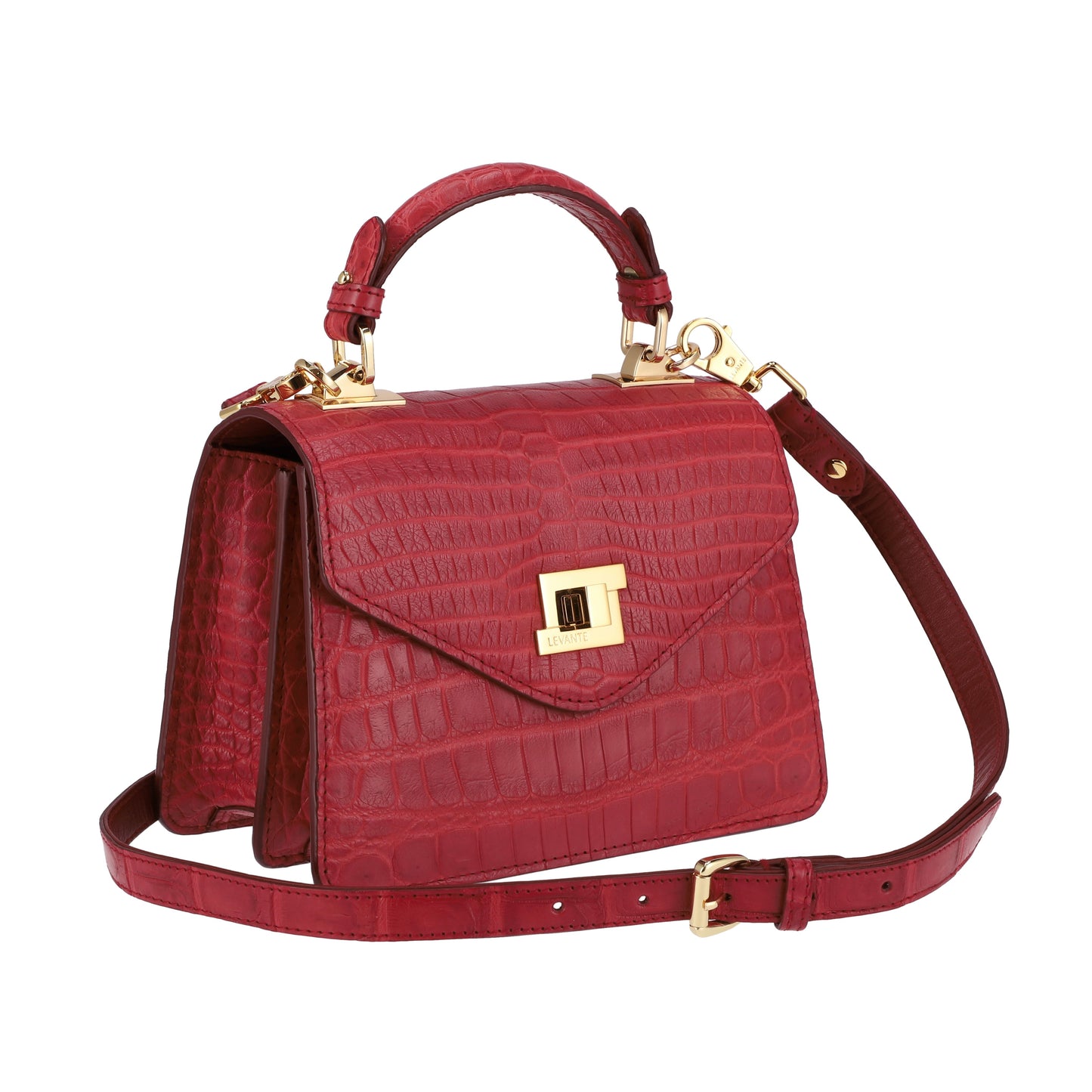 Burgundy Matt- Classic Crocodile