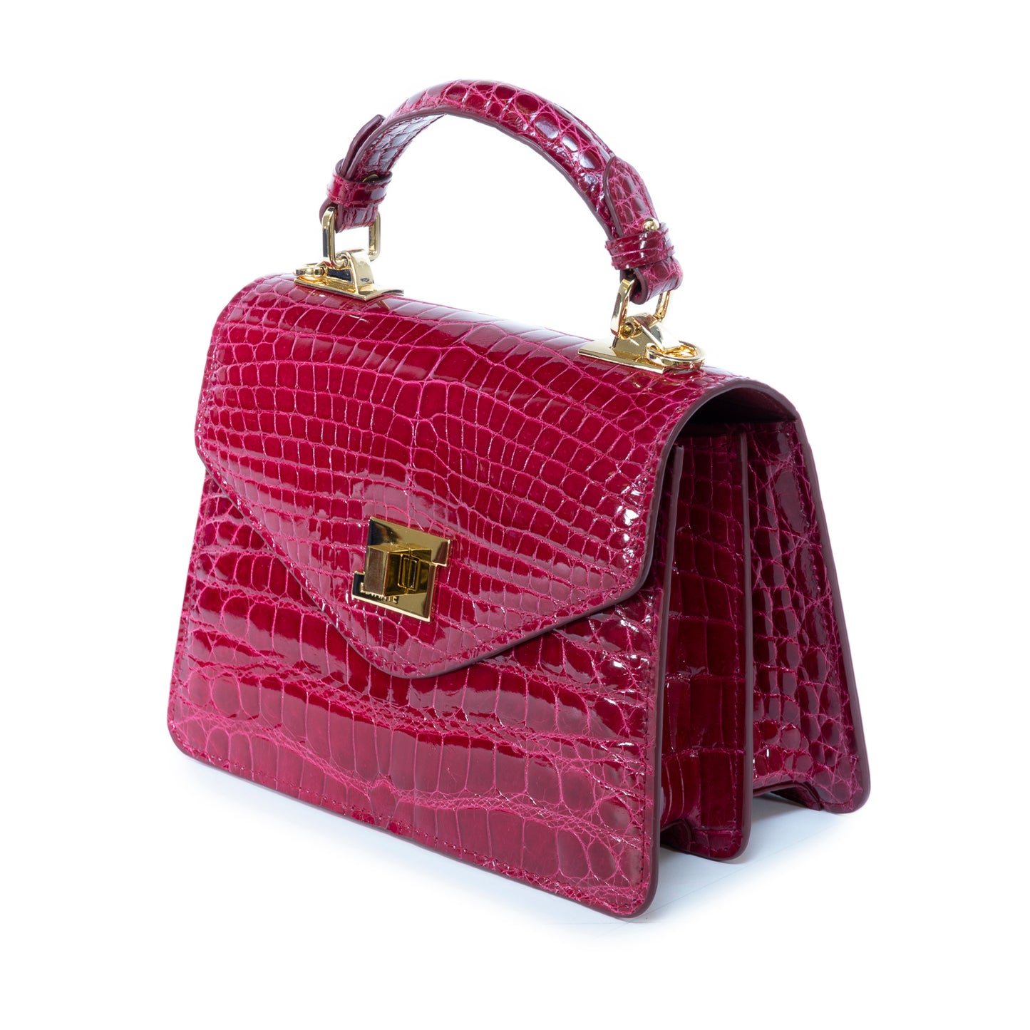 Cherry Red- Classic Crocodile