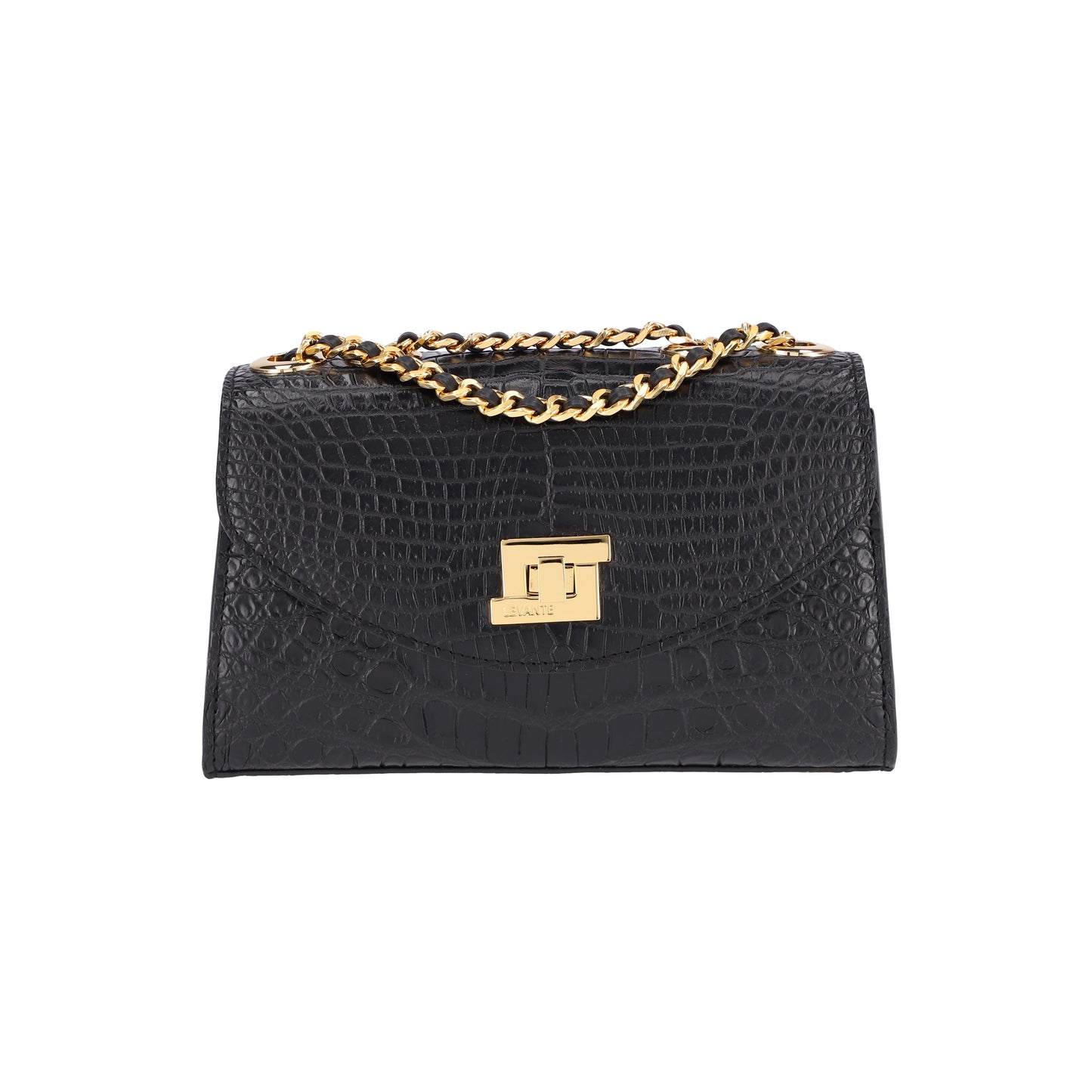 Black Glazed - Clutch Crocodile