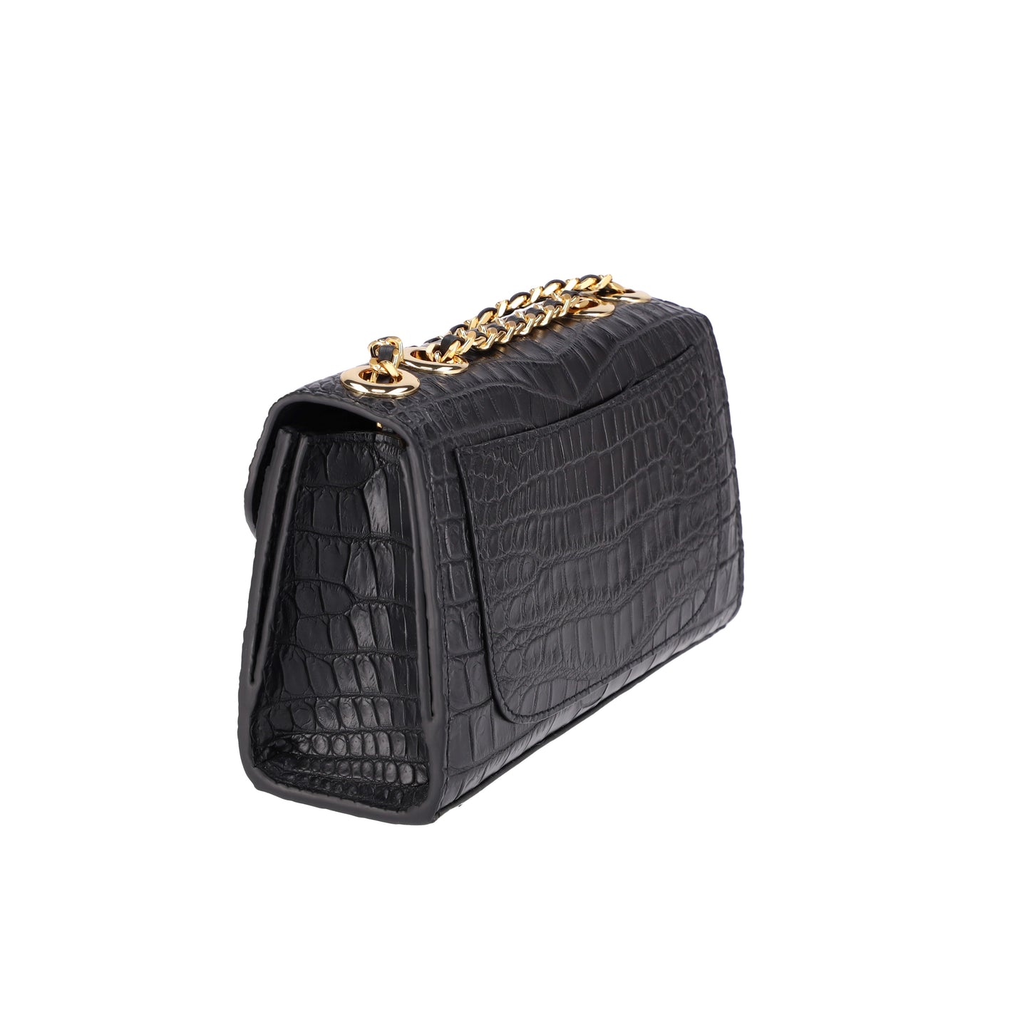 Black Glazed - Clutch Crocodile