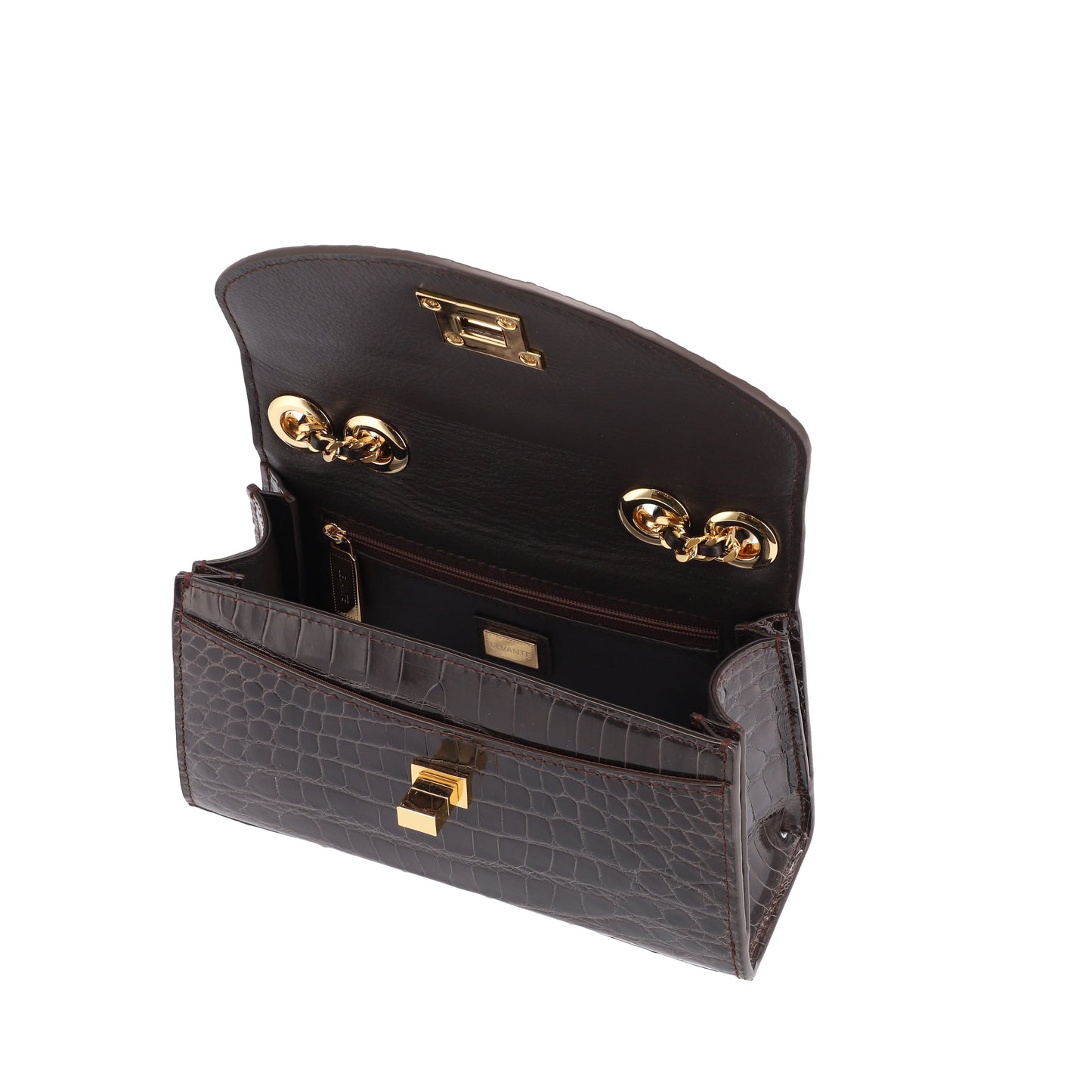 Charcoal Glazed - Clutch Crocodile