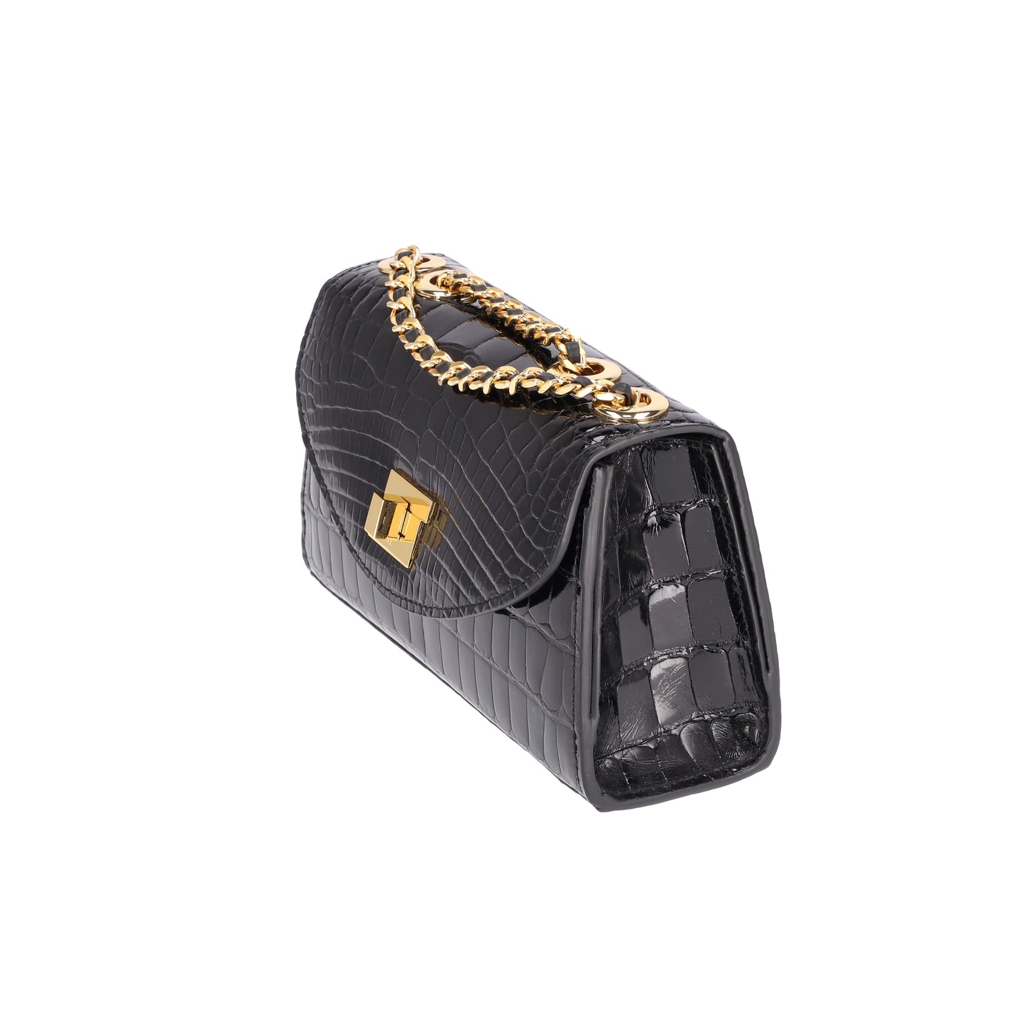 Black - Clutch Crocodile (New Stock)