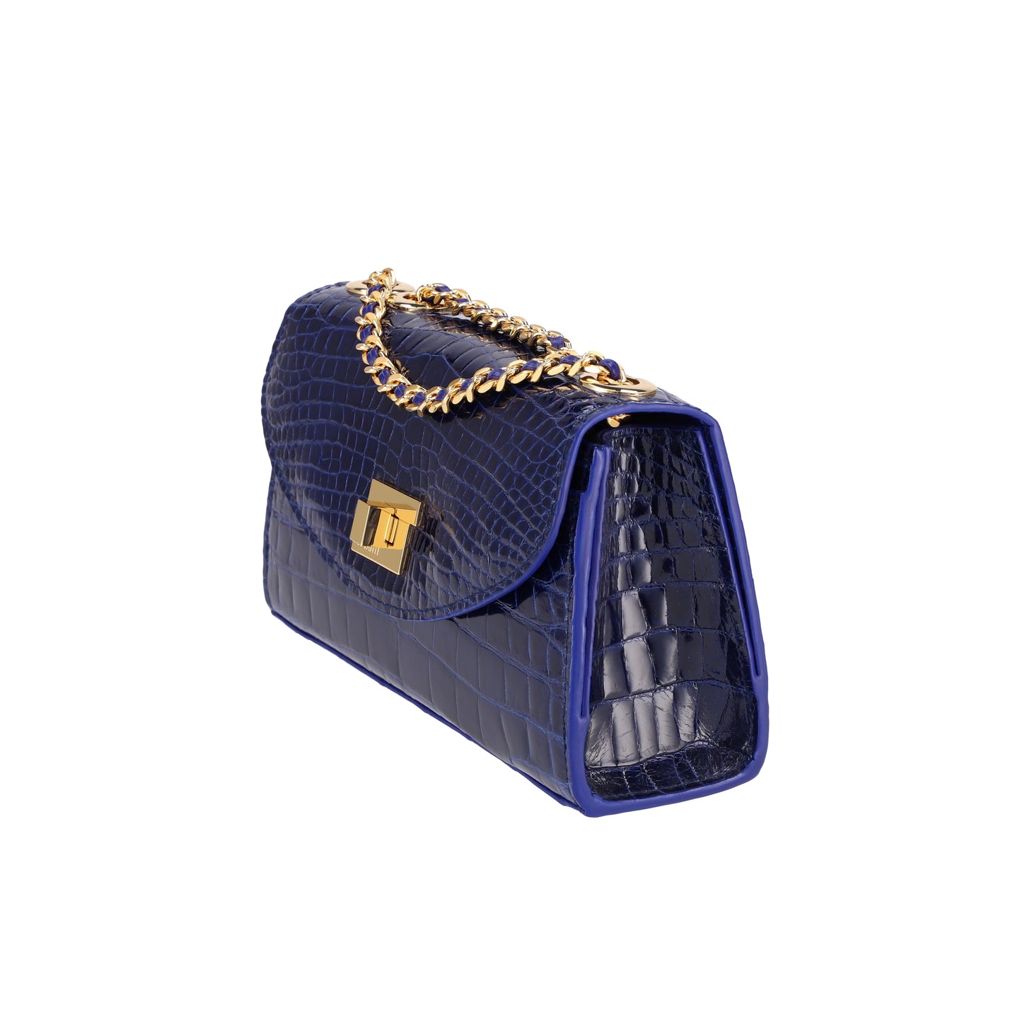 Electric Blue - Clutch Crocodile