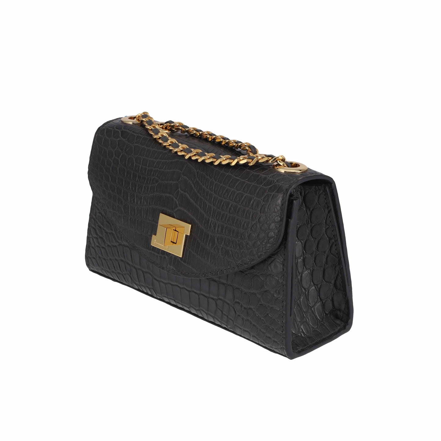 Light Gray - Clutch Crocodile