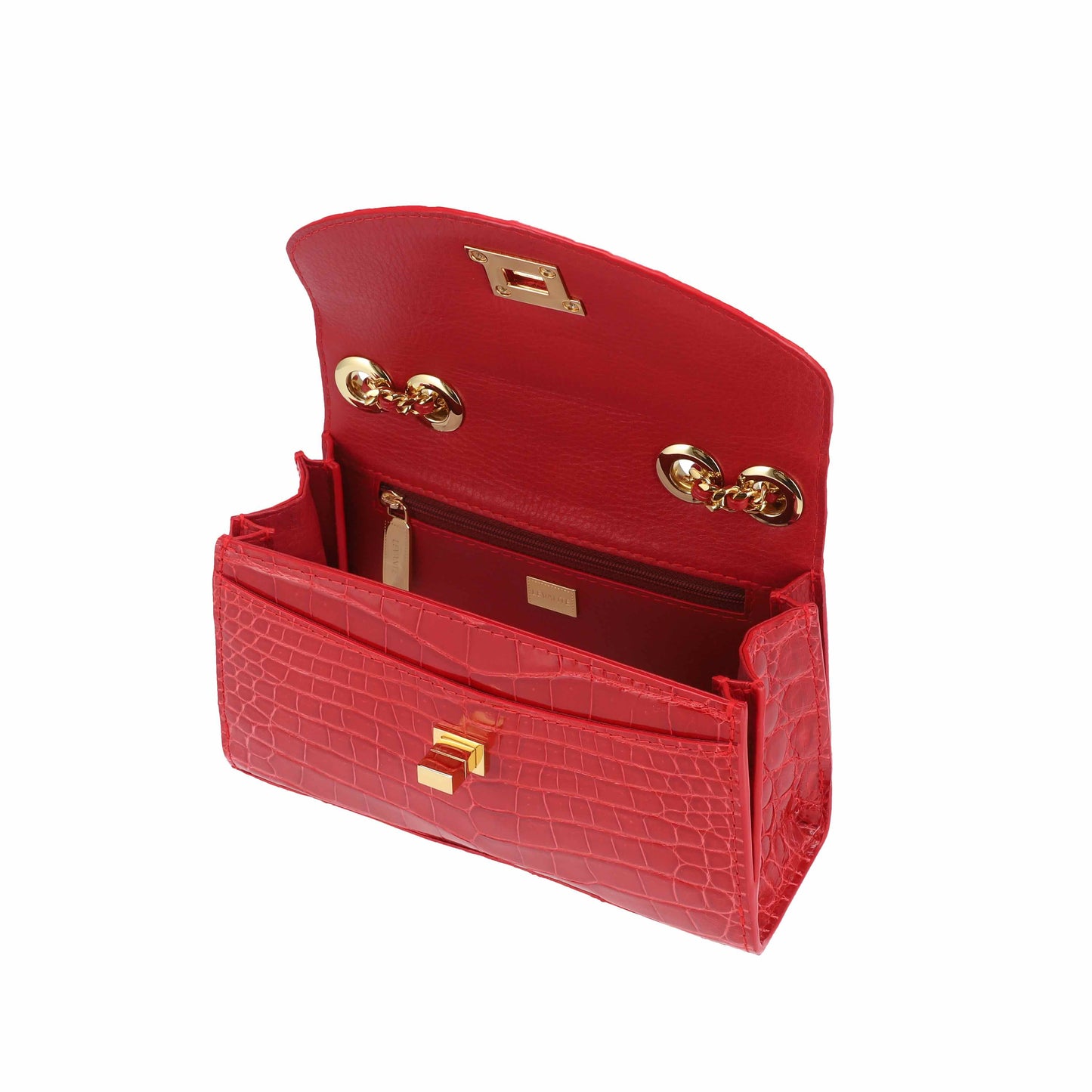 Red - Clutch Crocodile