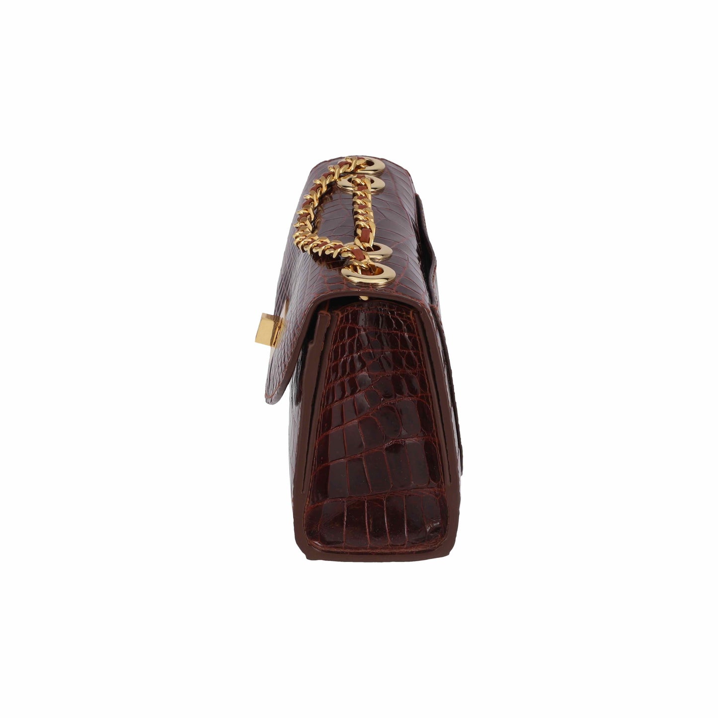 Syrup Brown Glazed- Clutch Crocodile