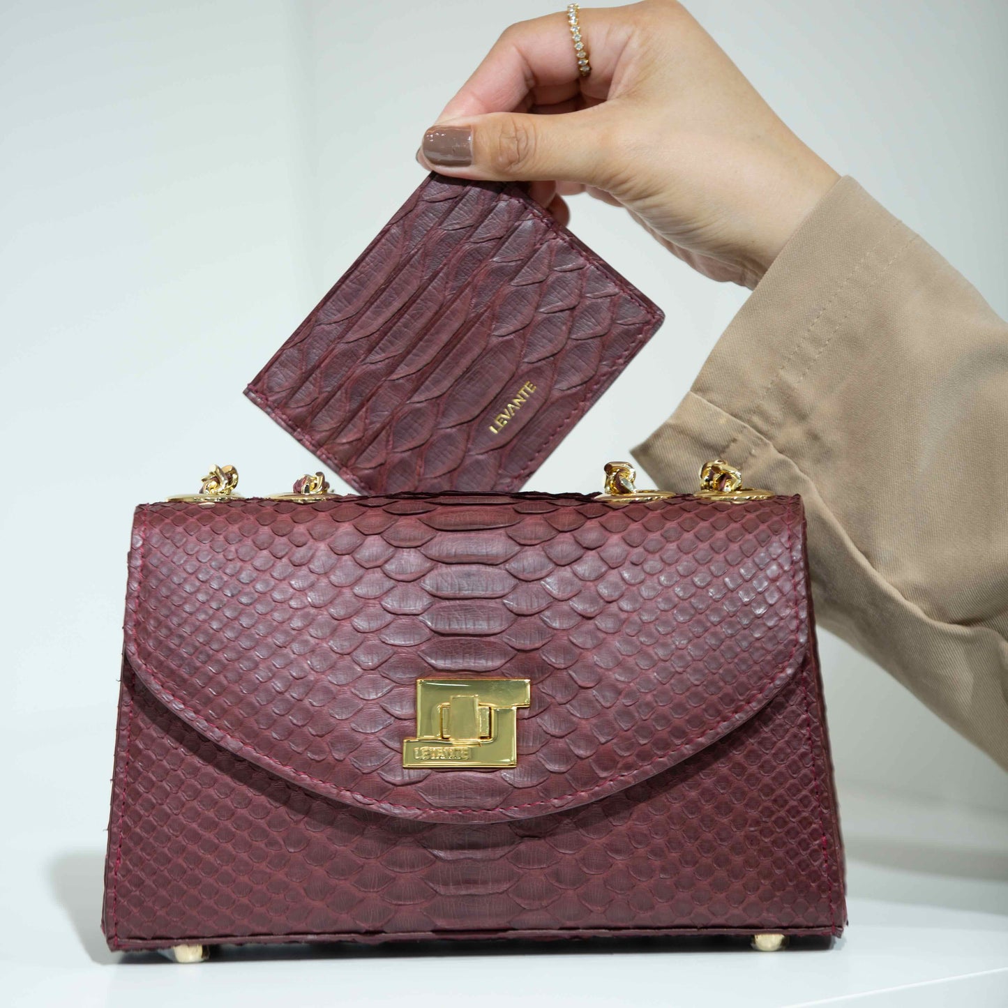 Burnt Red - Card Holder Python