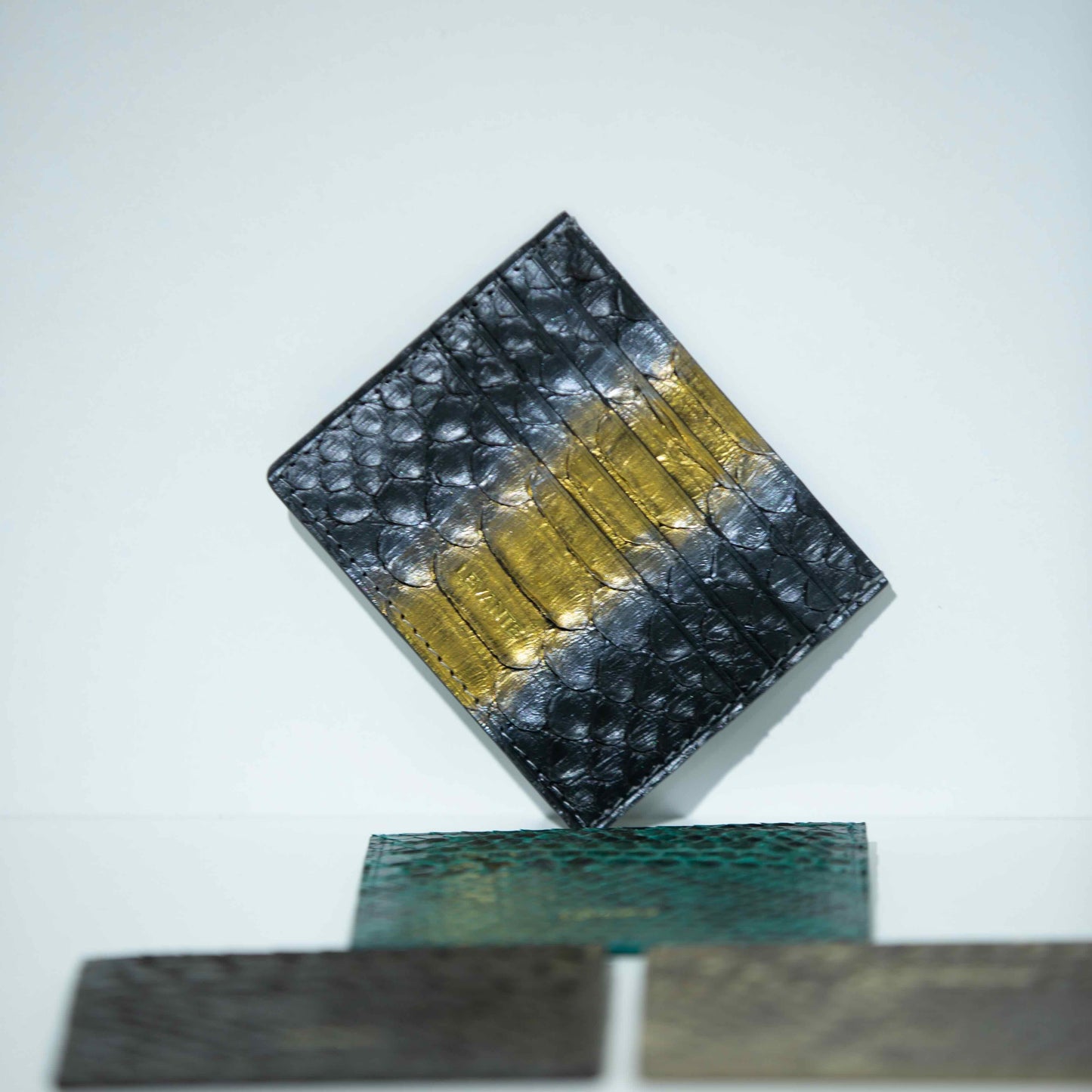 Metallic Black - Card Holder Python