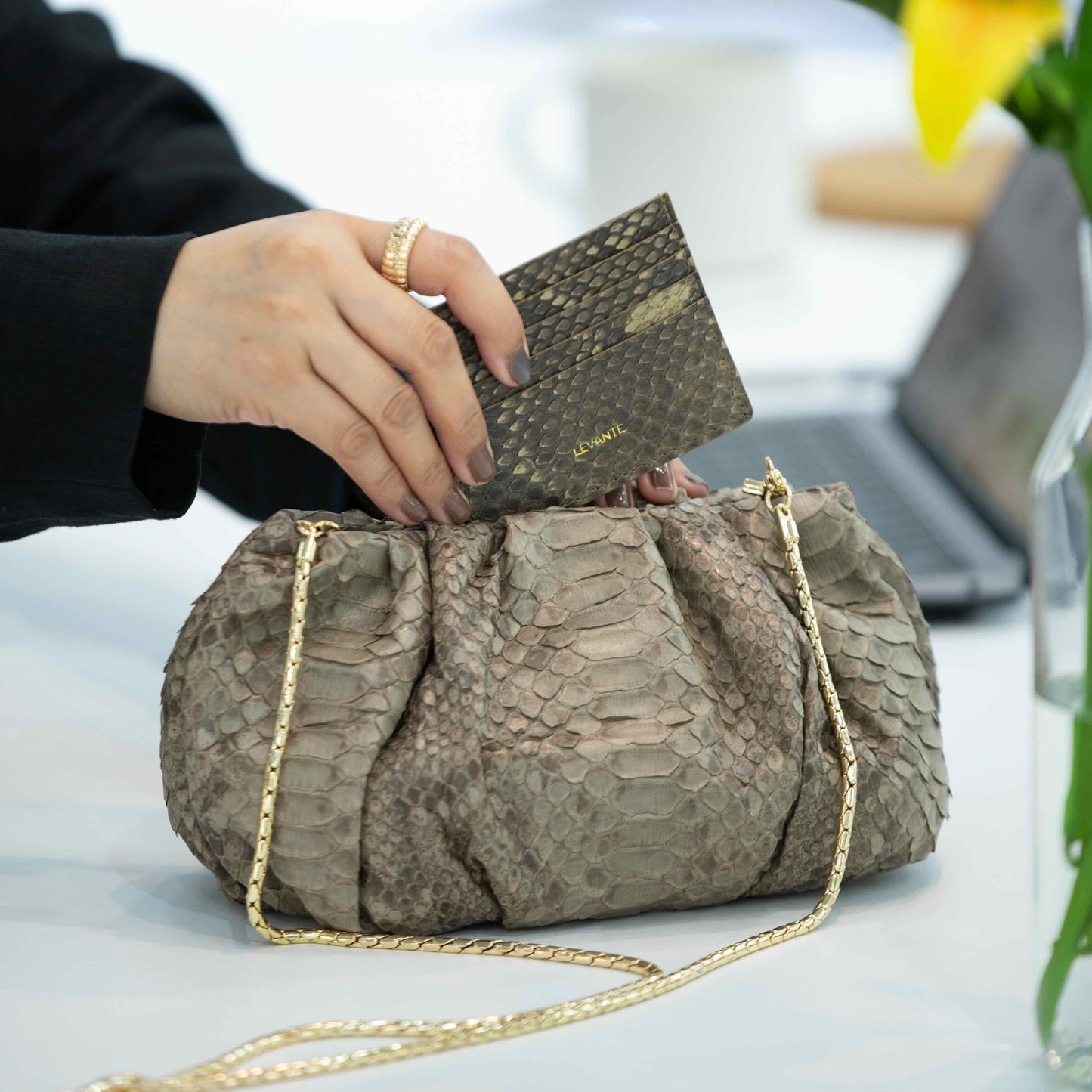 Gray Matt - Card Holder Python