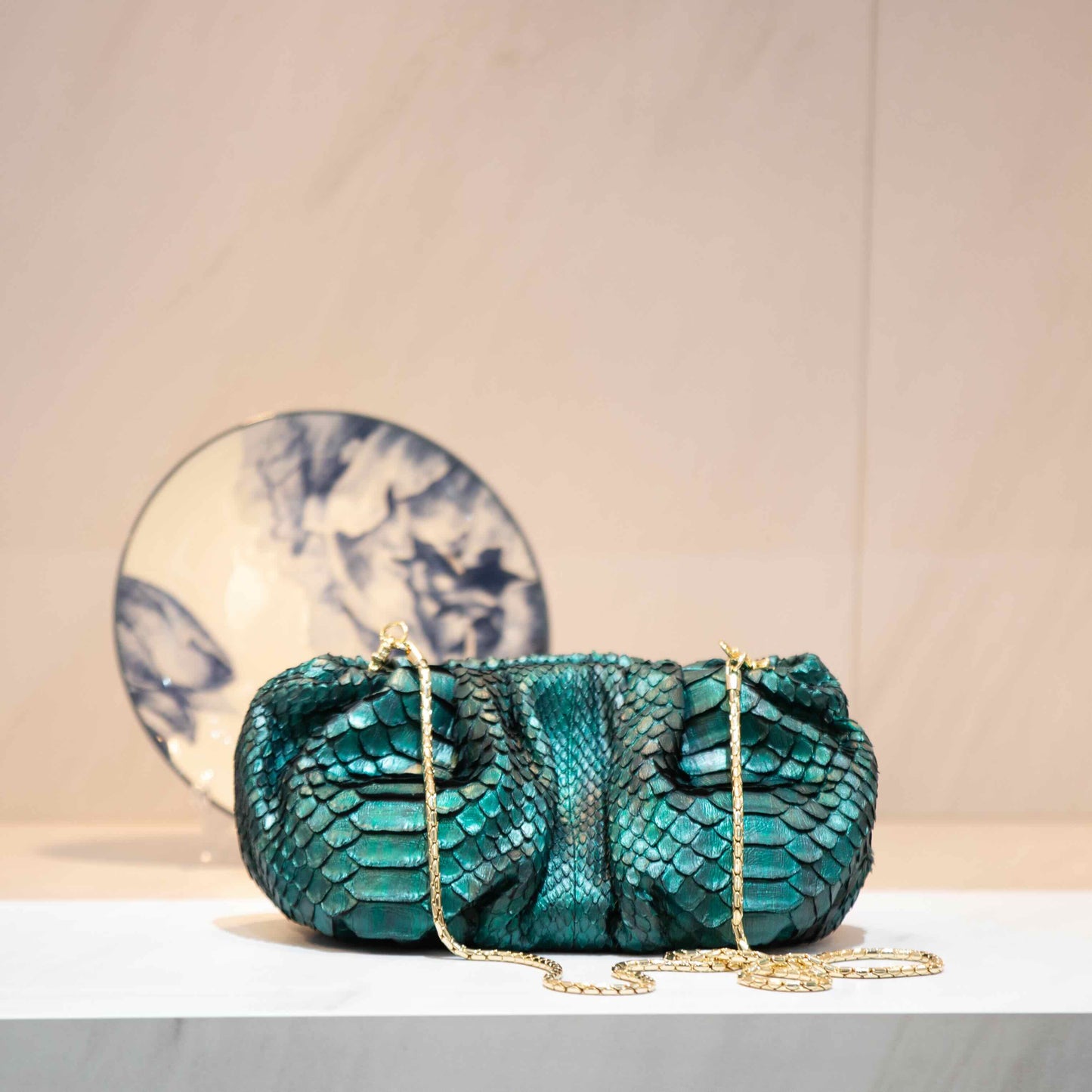 Mica Green - Pouch Python