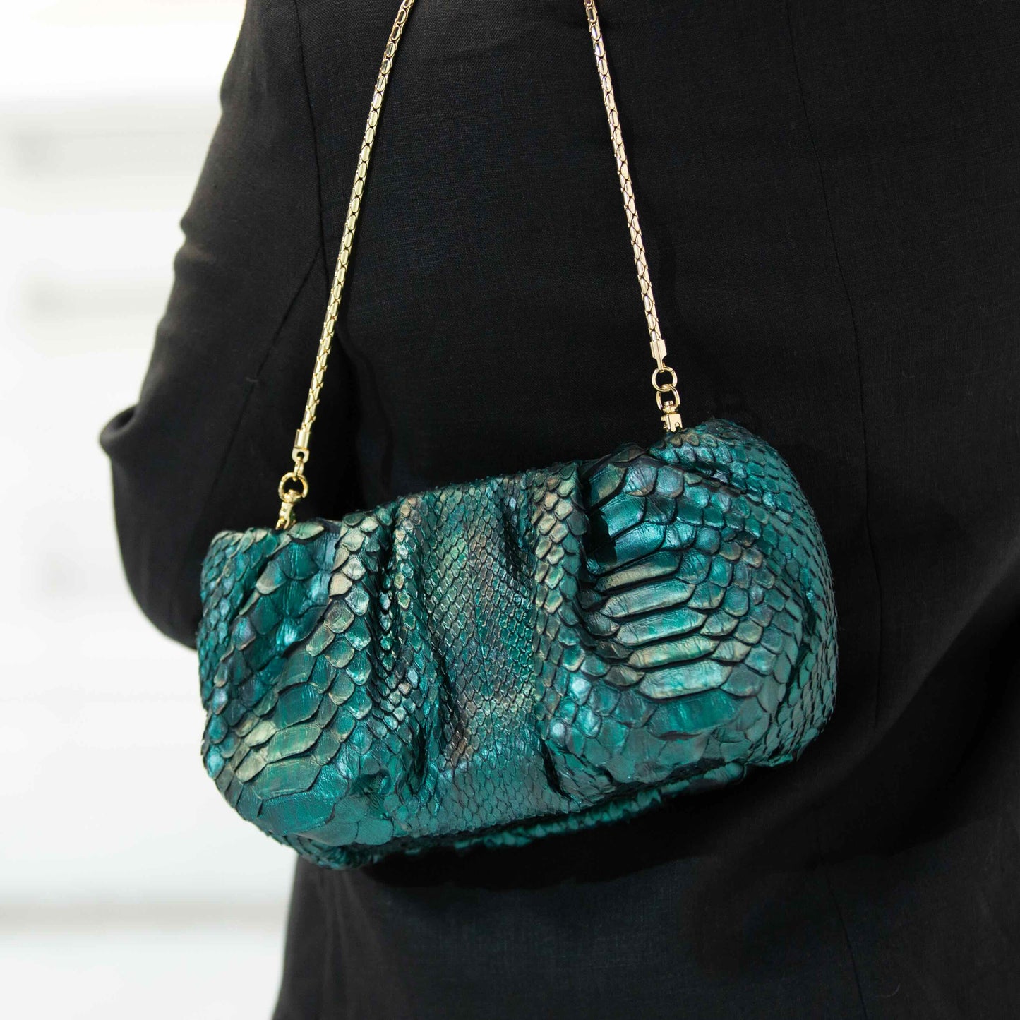 Mica Green - Pouch Python