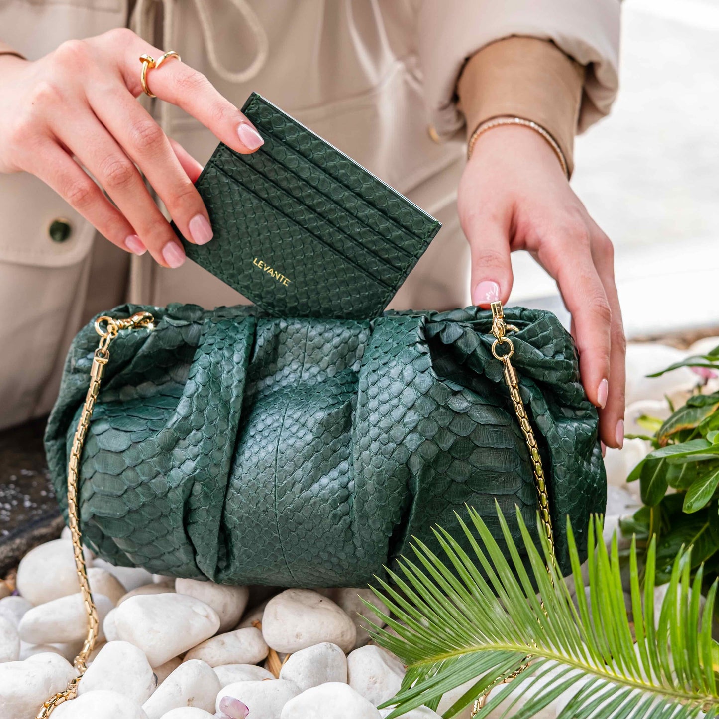 Dark Green - Card Holder Python