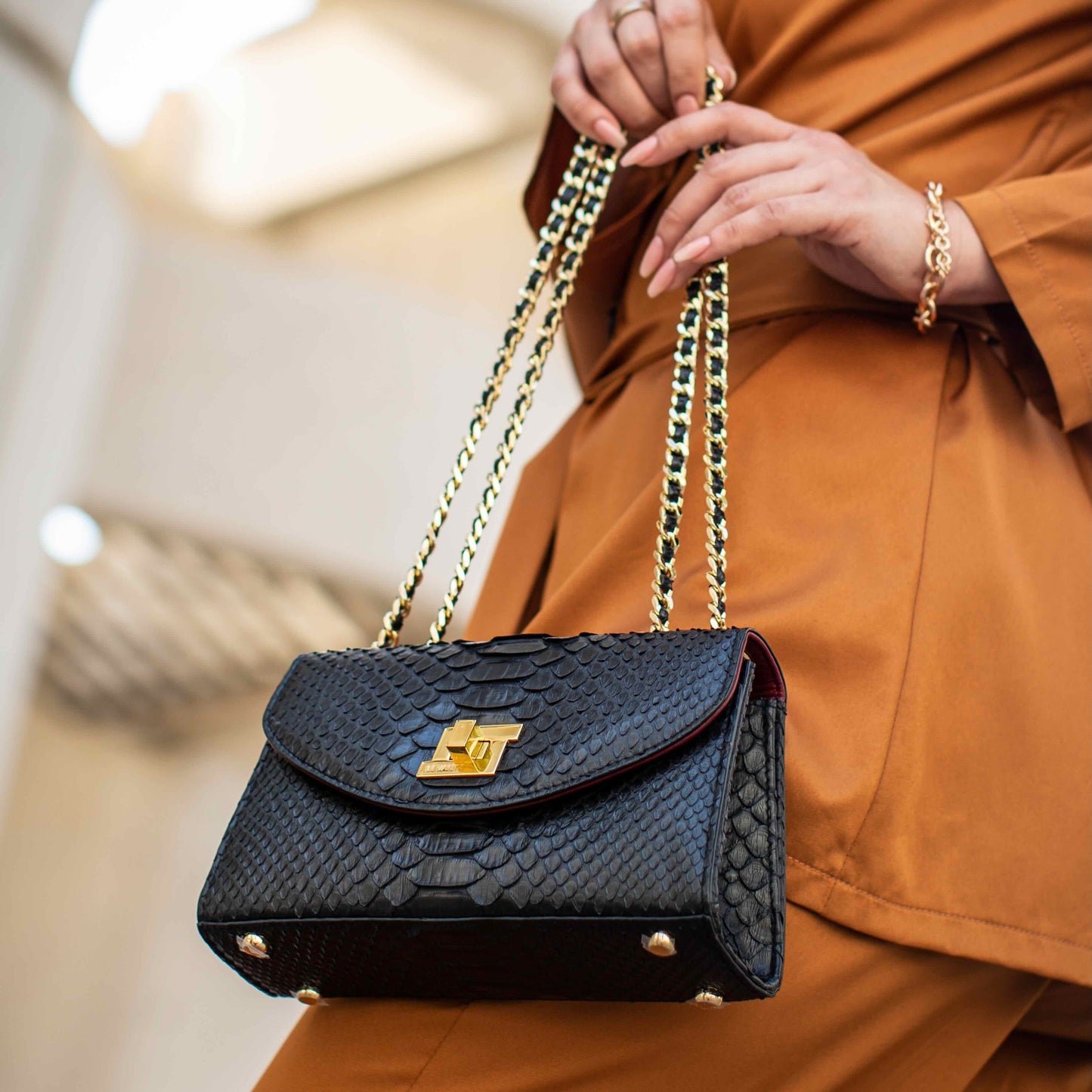 Black - Clutch Python
