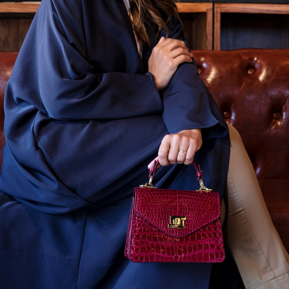Cherry Red- Classic Crocodile